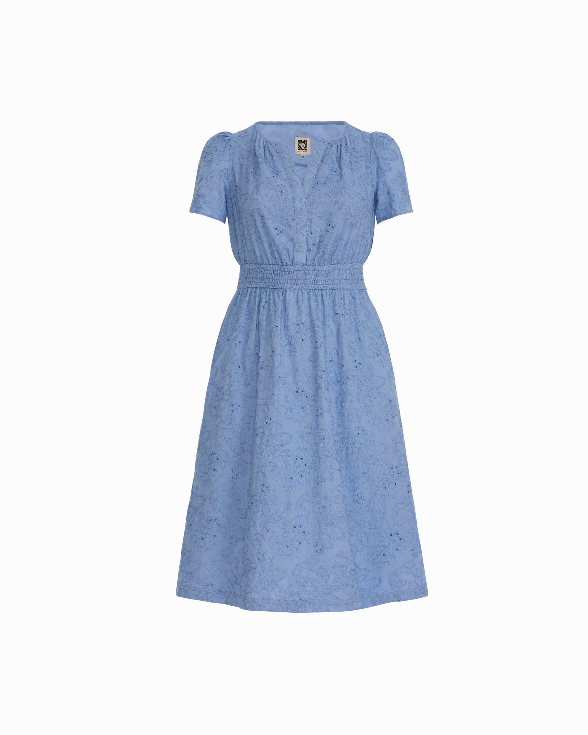 Plus Size Short Sleeve Midi Length Dress