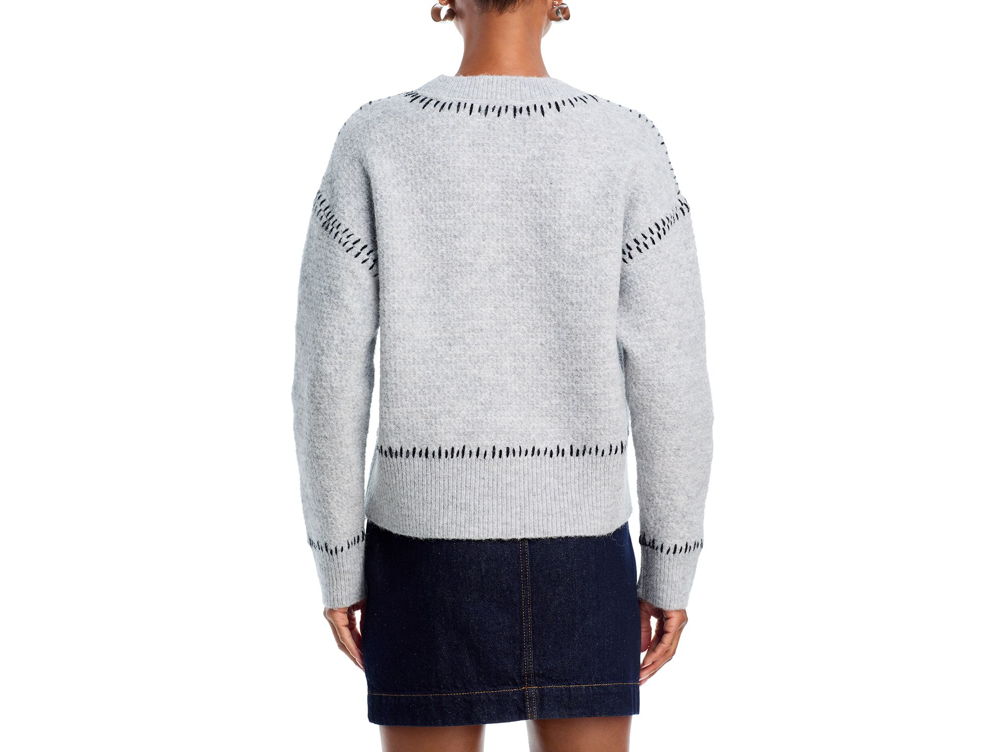 Contrast Stitch Sweater - Exclusive — Image 3