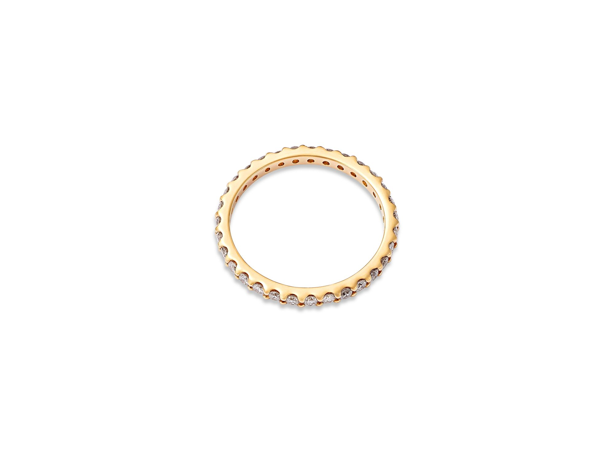 Diamond Eternity Band in 14K Gold, 0.75 tcw — Image 3