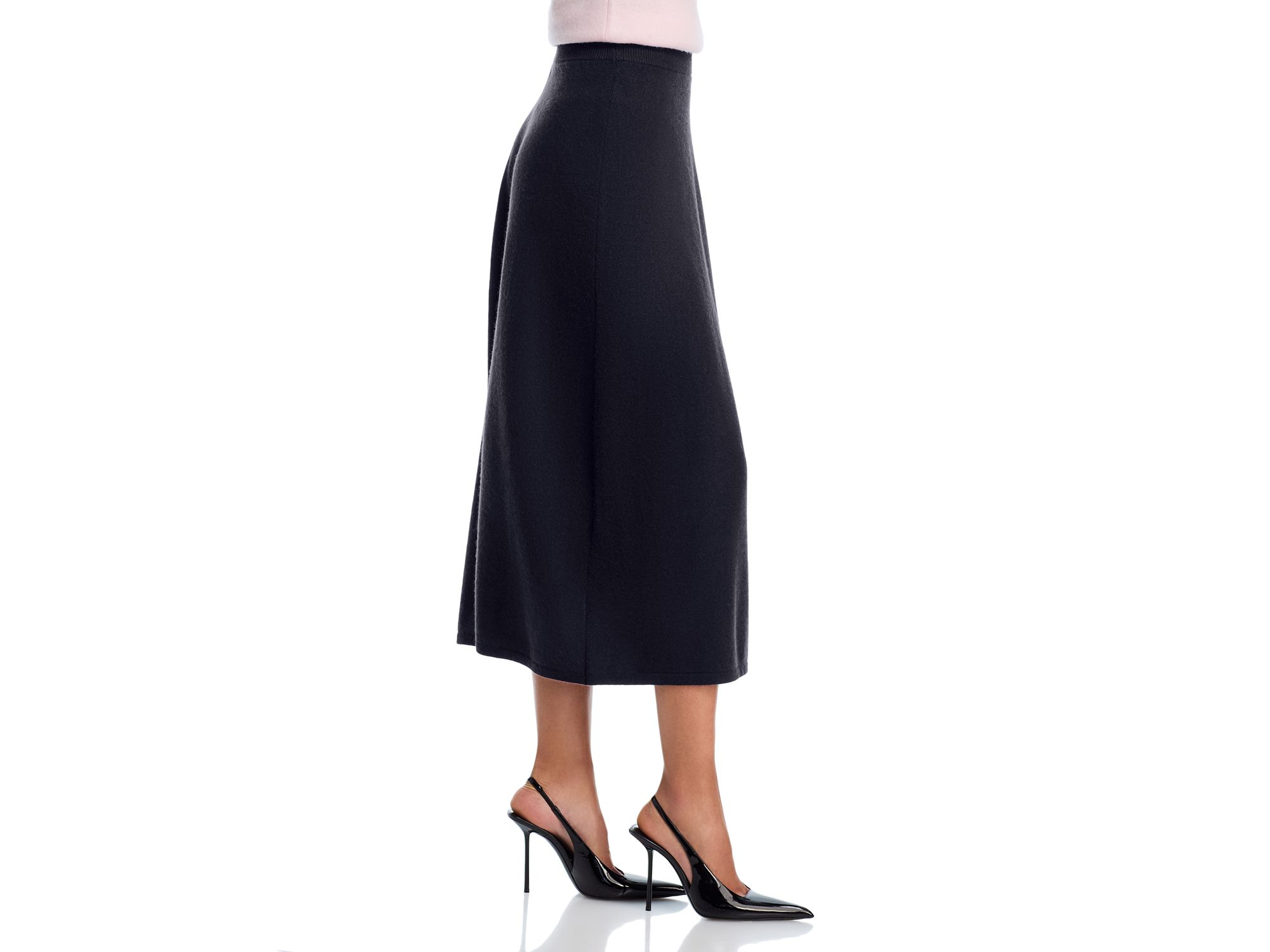 100% Cashmere Midi Skirt - Exclusive — Image 9