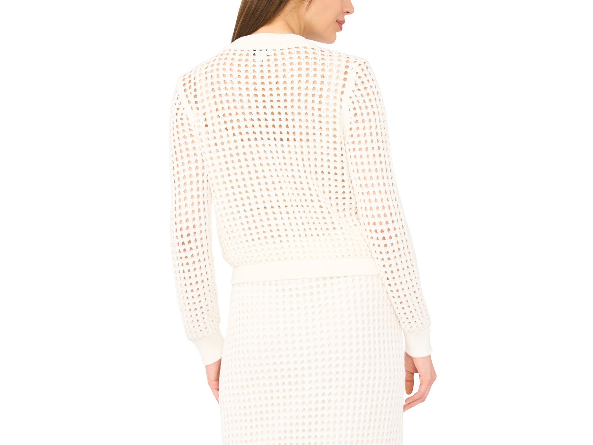 Textured Knit Cardigan — Image 3