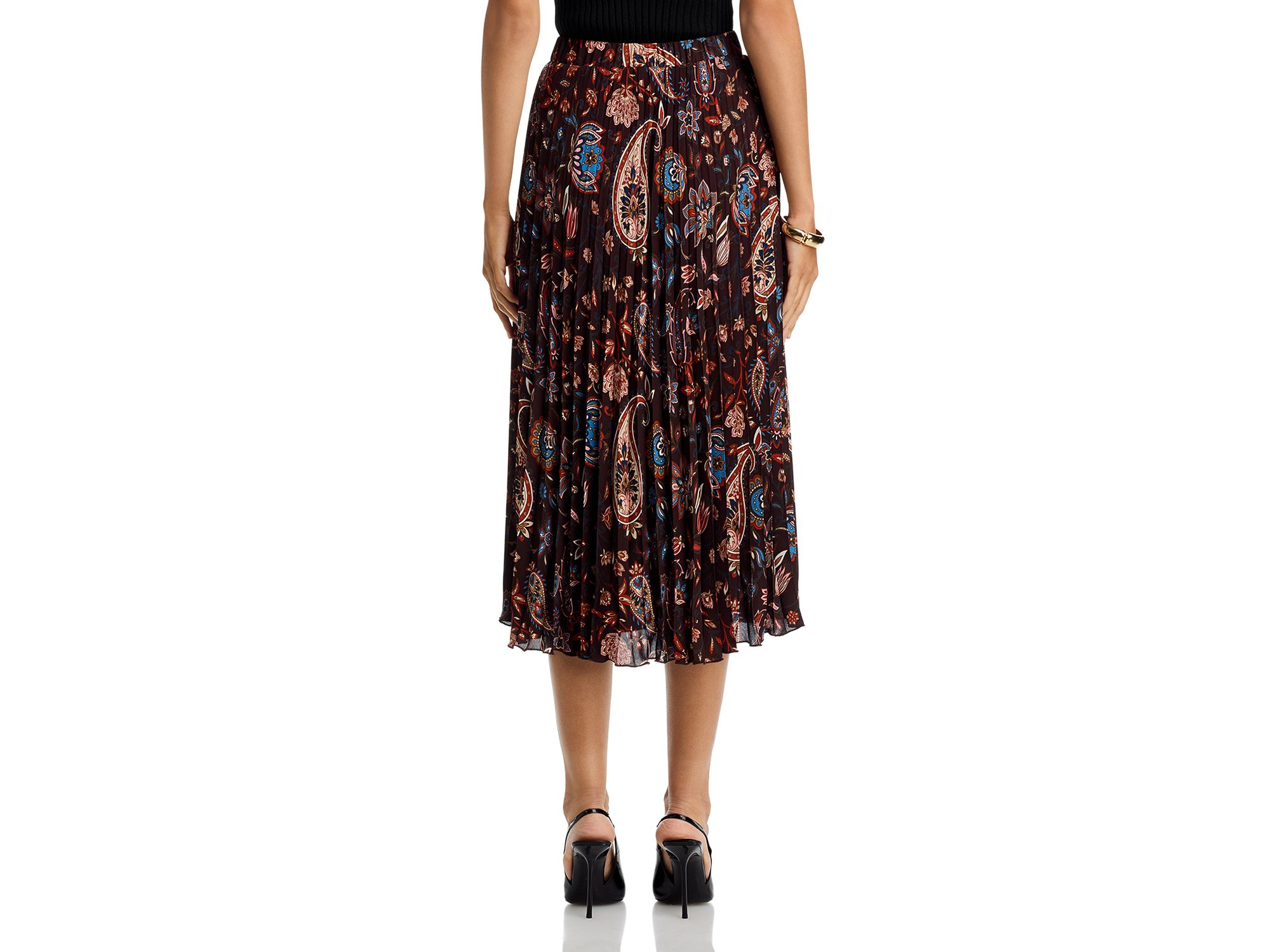 Pleated Midi Skirt — Image 5