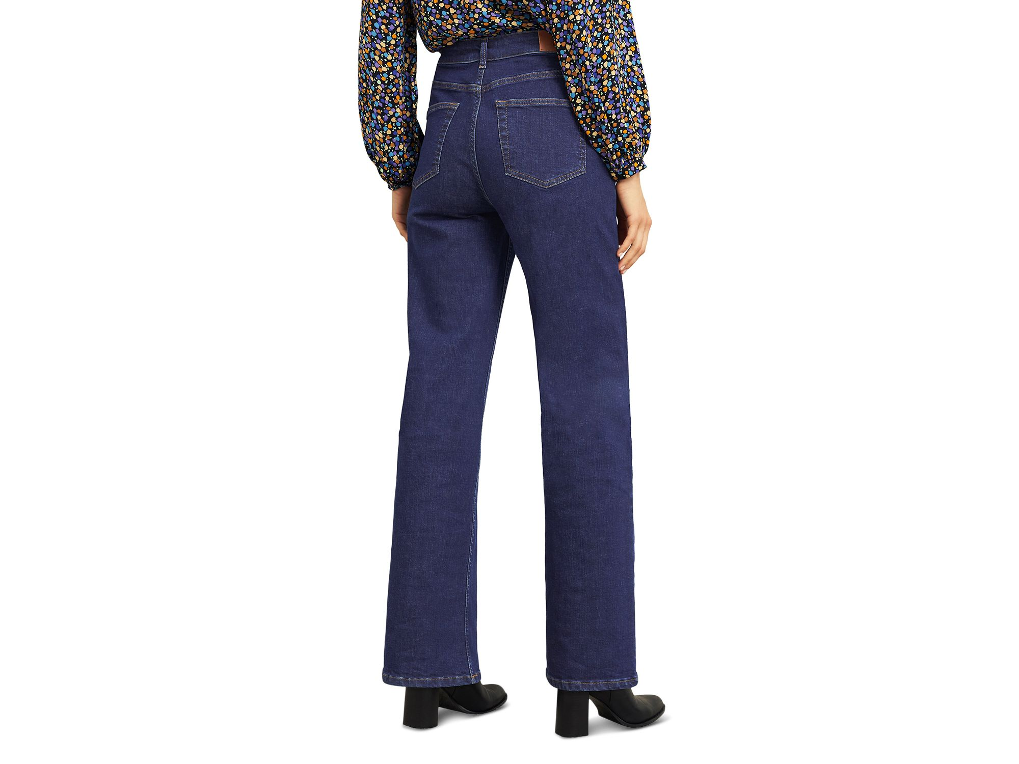 Hadden Wide Jeans in Indigo — Image 3