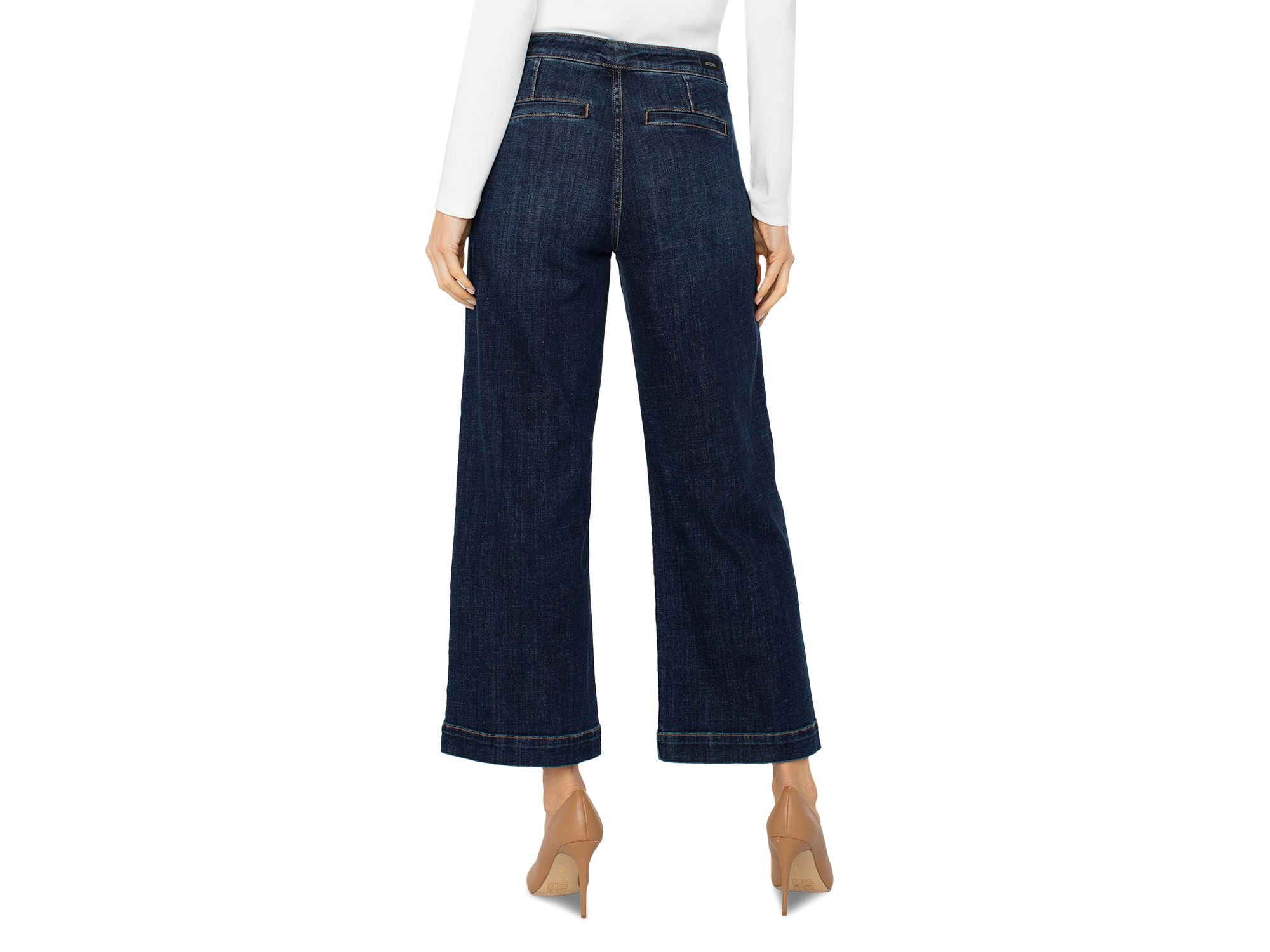 Stride Ankle Wide Leg Jeans in Albany — Image 3