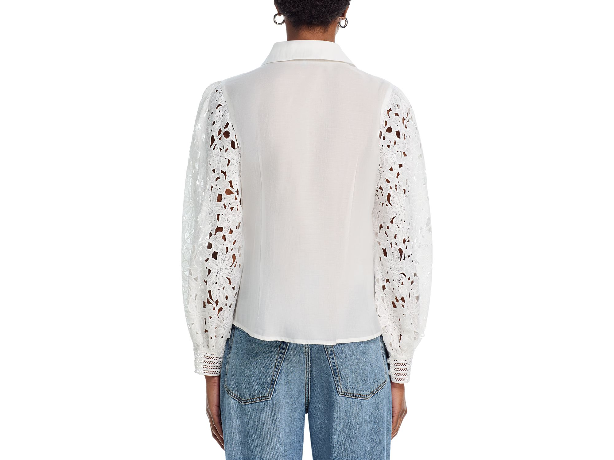 Lace Inset Blouse - Exclusive — Image 4