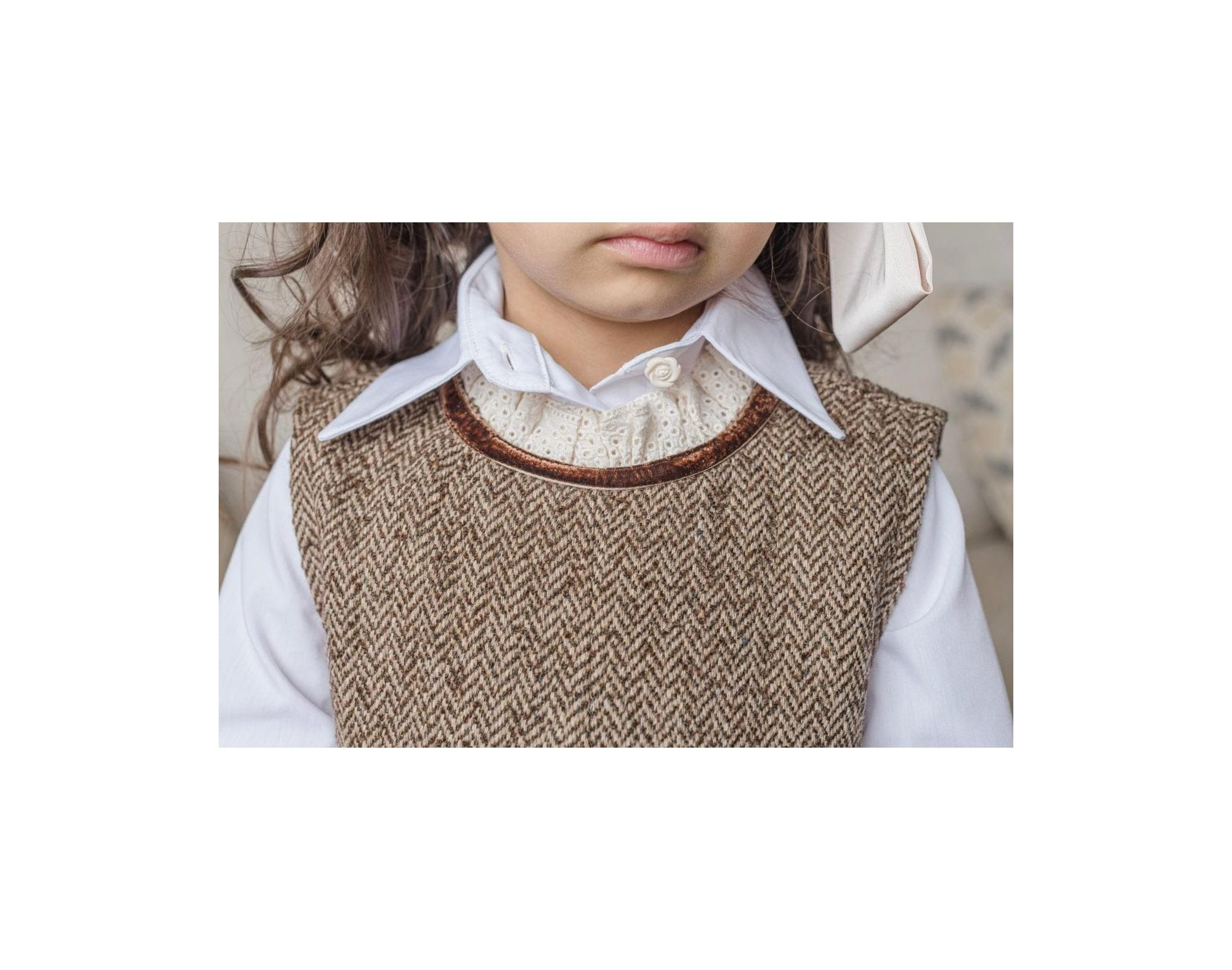 Girls' Herringbone Dress and Blouse Set - Baby, Little Kid, Big Kid — Image 4