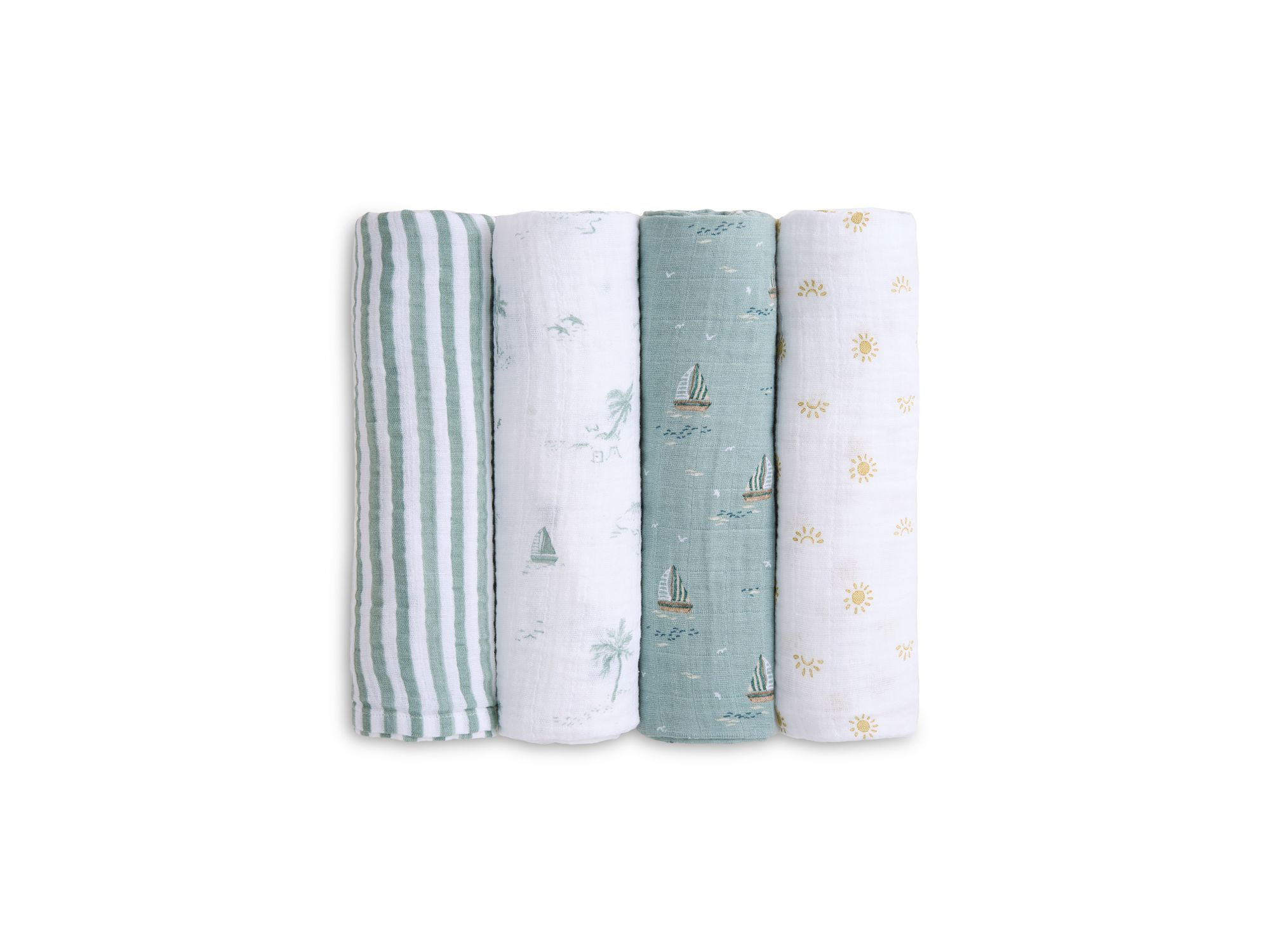 Cotton Muslin Swaddle Blankets, 4 Pack — Image 4