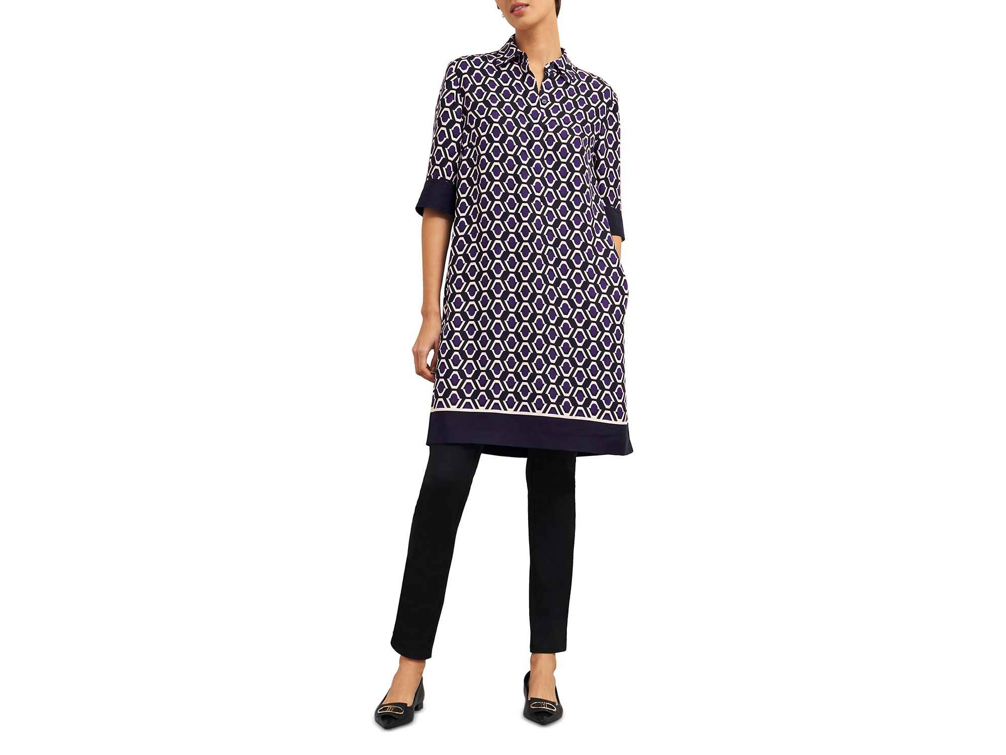 Marciella Printed Tunic Dress — Image 7