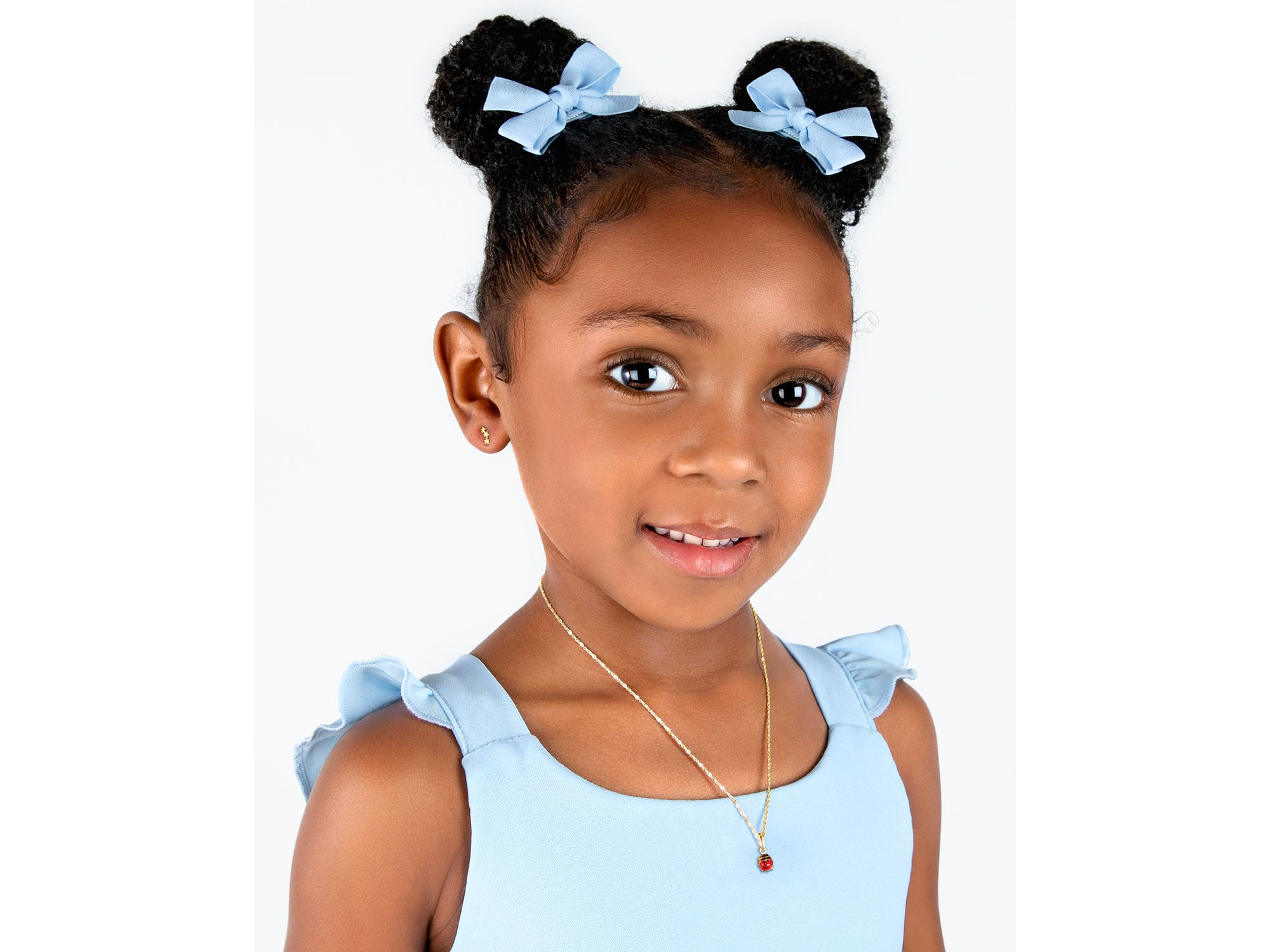 Children's 14K Gold Lil' Ladybug Girls' 12-14" Necklace — Image 3