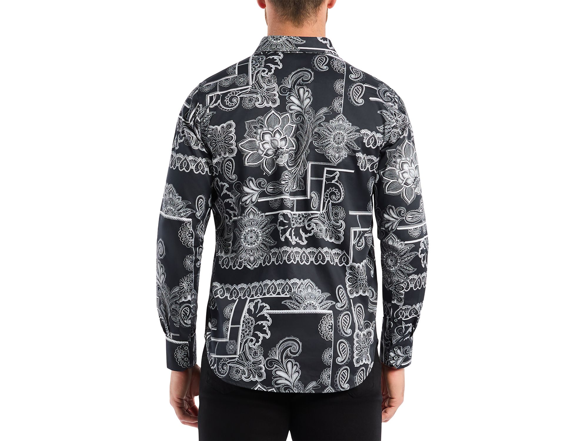 Arden Long Sleeve Woven Shirt — Image 4