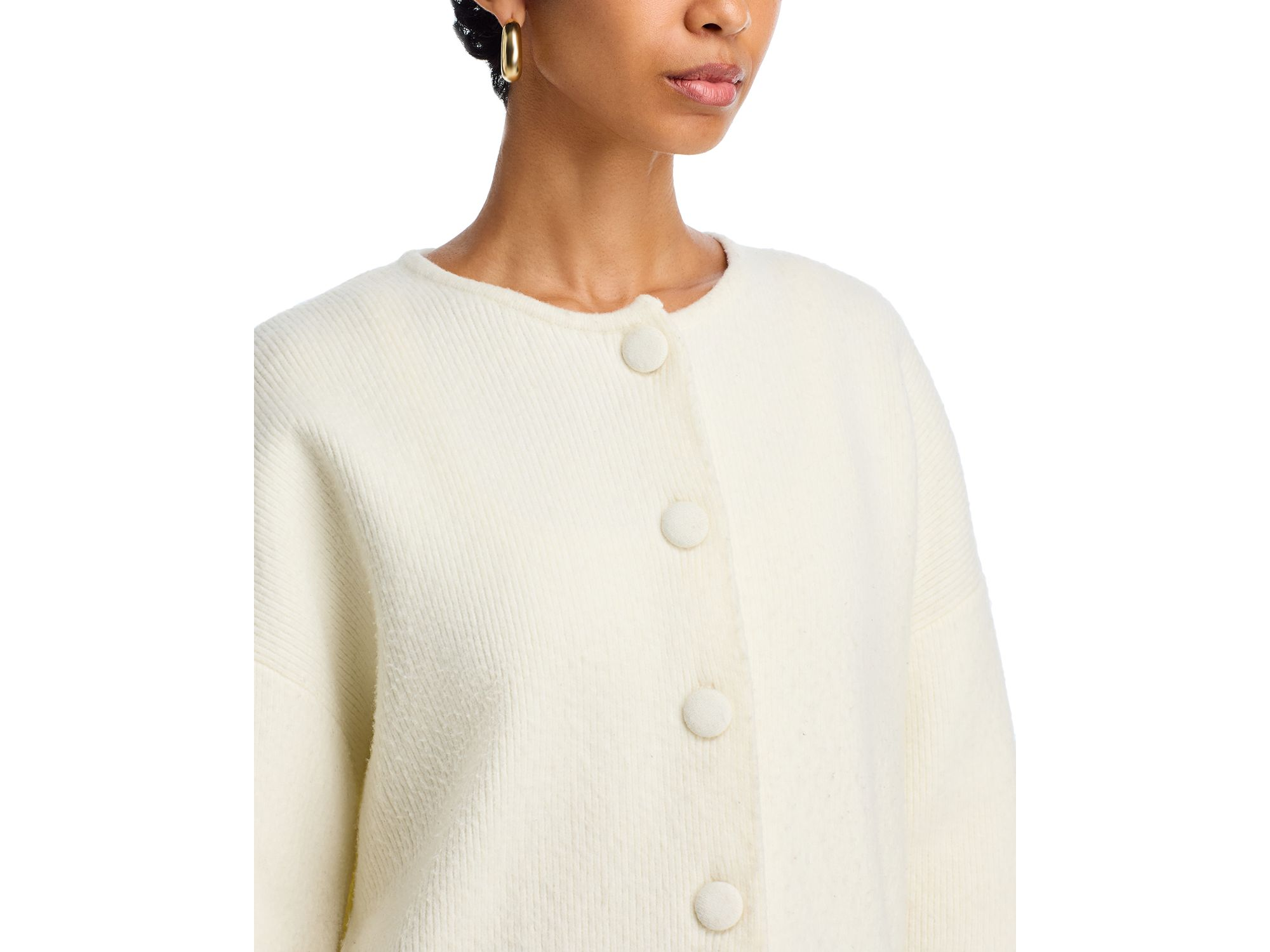 Safiya Knit Drop Shoulder Cardigan — Image 3