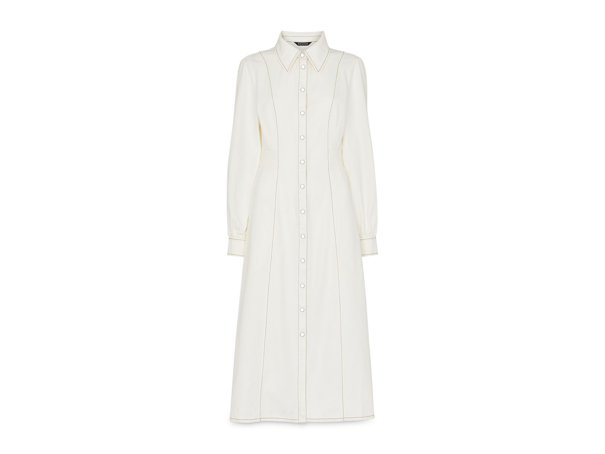 Harlowe Denim Midi Dress — Image 4
