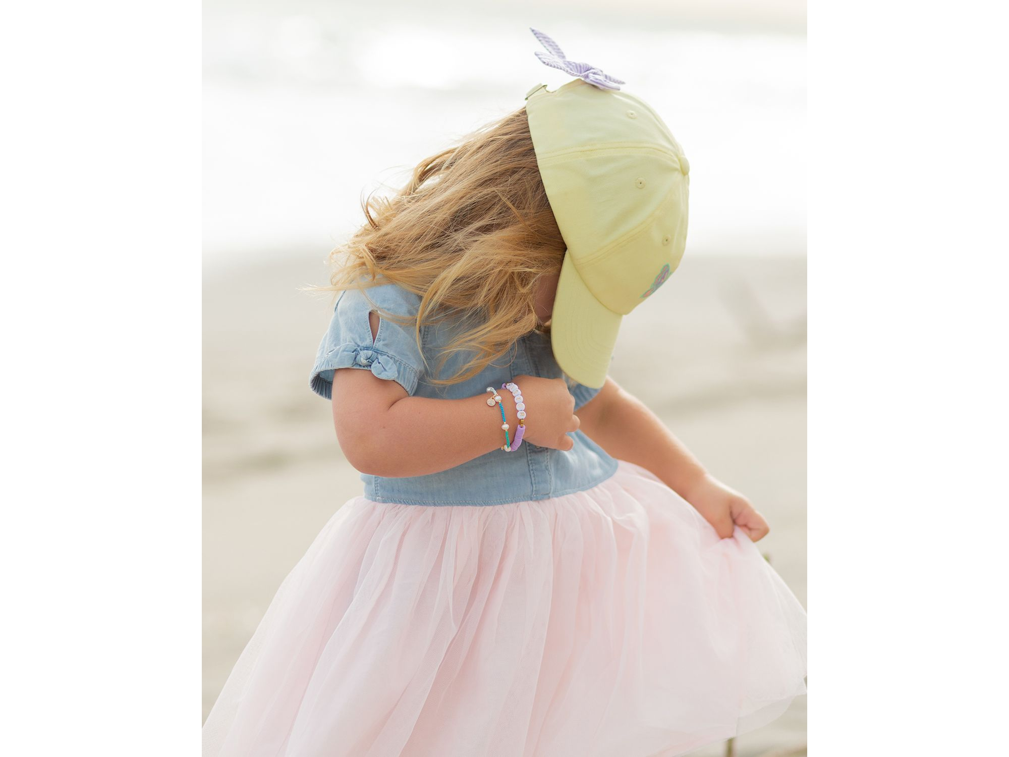 Girls' Sister Bracelet in Lavender - Little Kid — Image 3