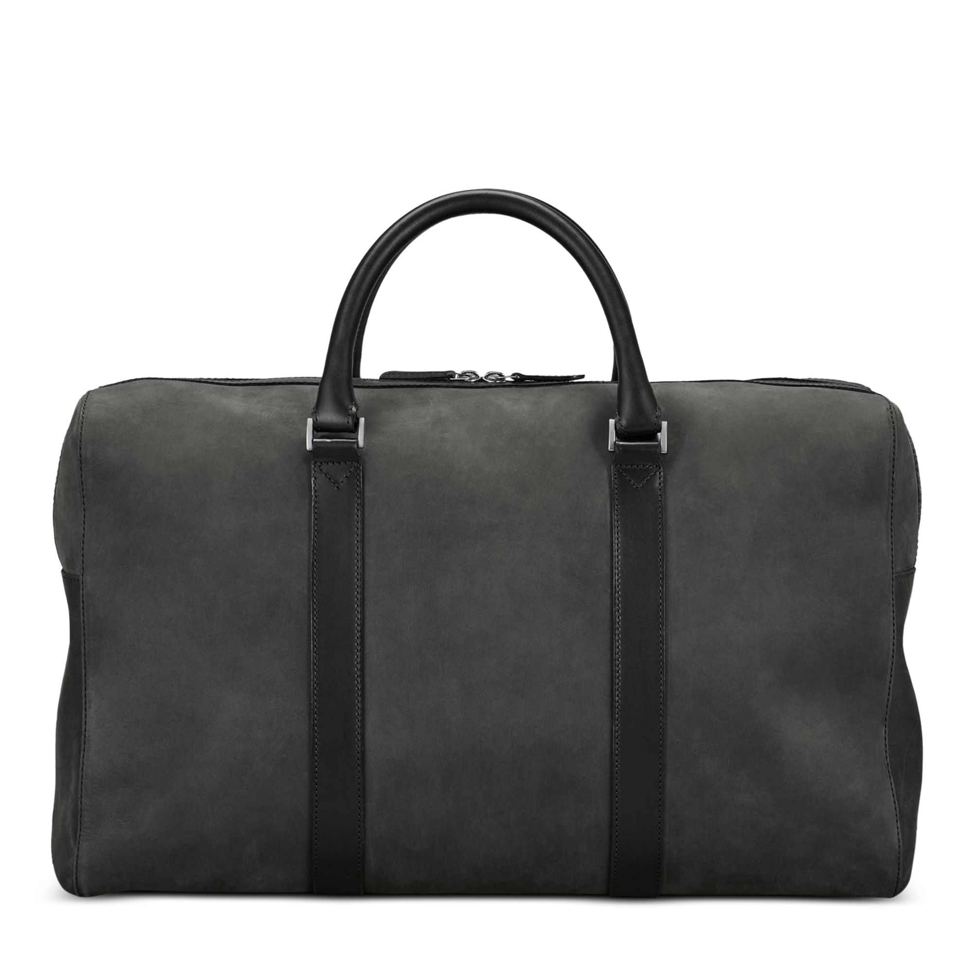Compact Leather Weekender Bag — Image 5
