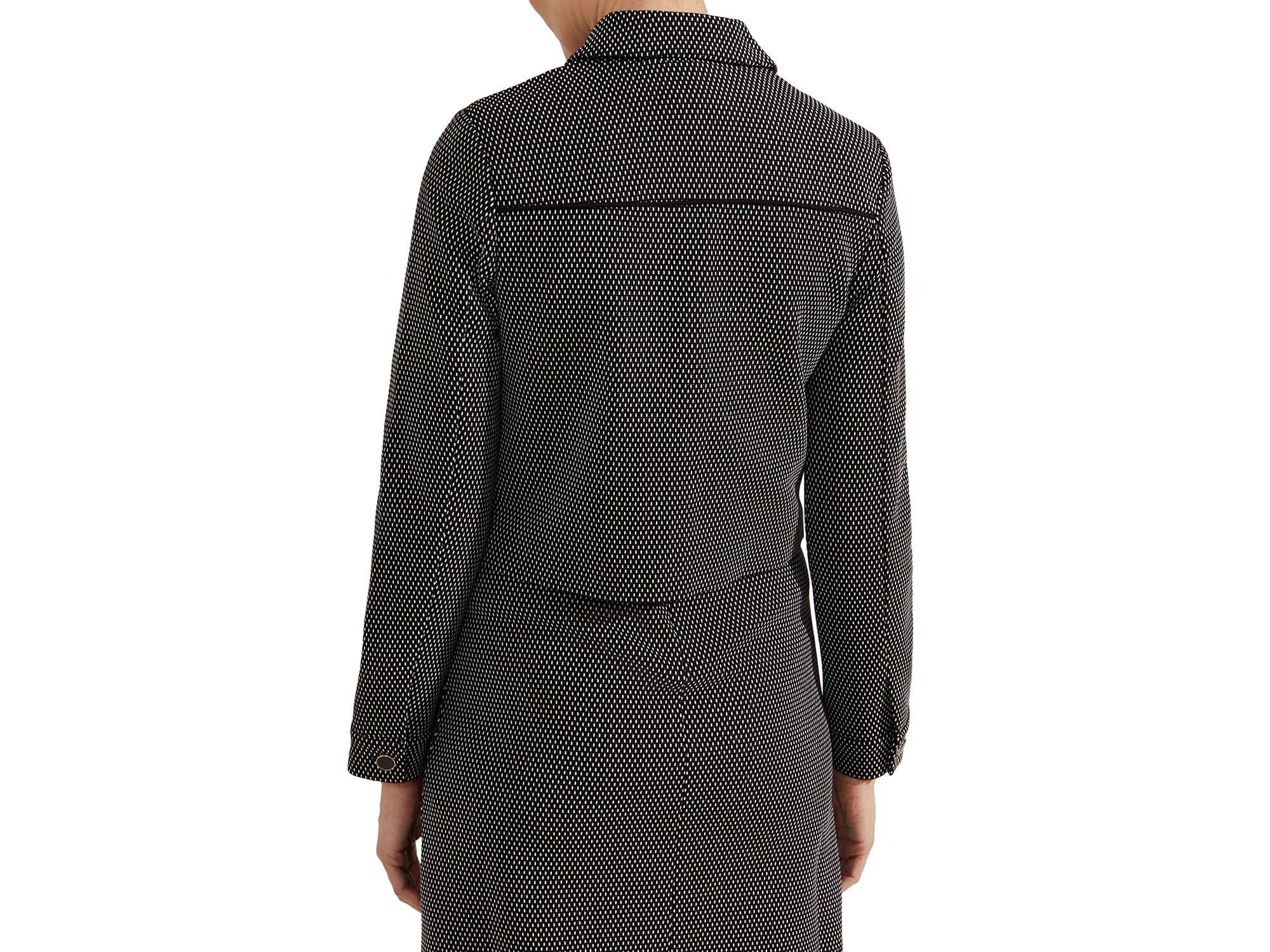Violet Ponte Jacket — Image 4