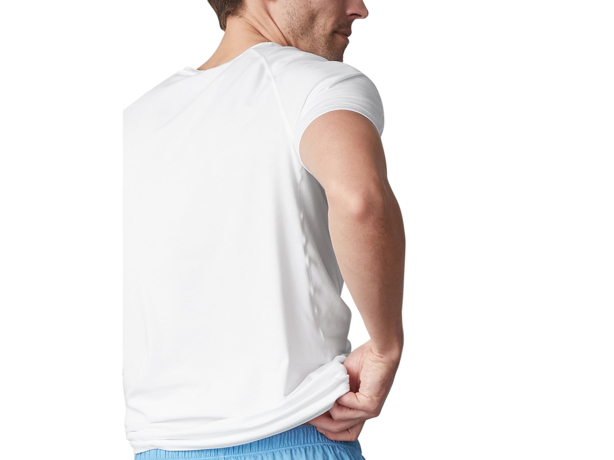 18 Hour Slim Fit Jersey Crewneck Undershirt — Image 4