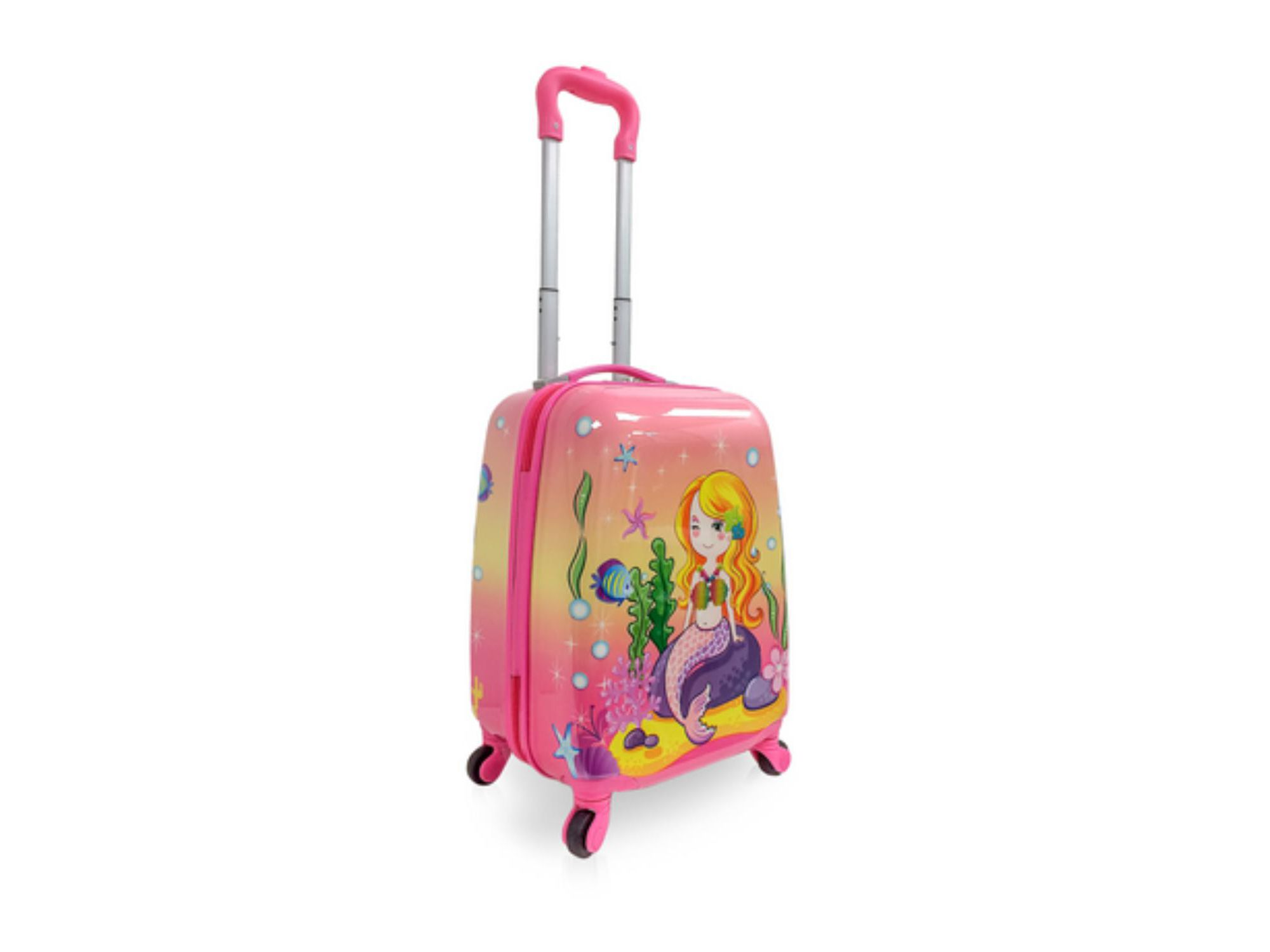 Italy Goldy Mermaid 18" Luggage Kids Suitcase — Image 3