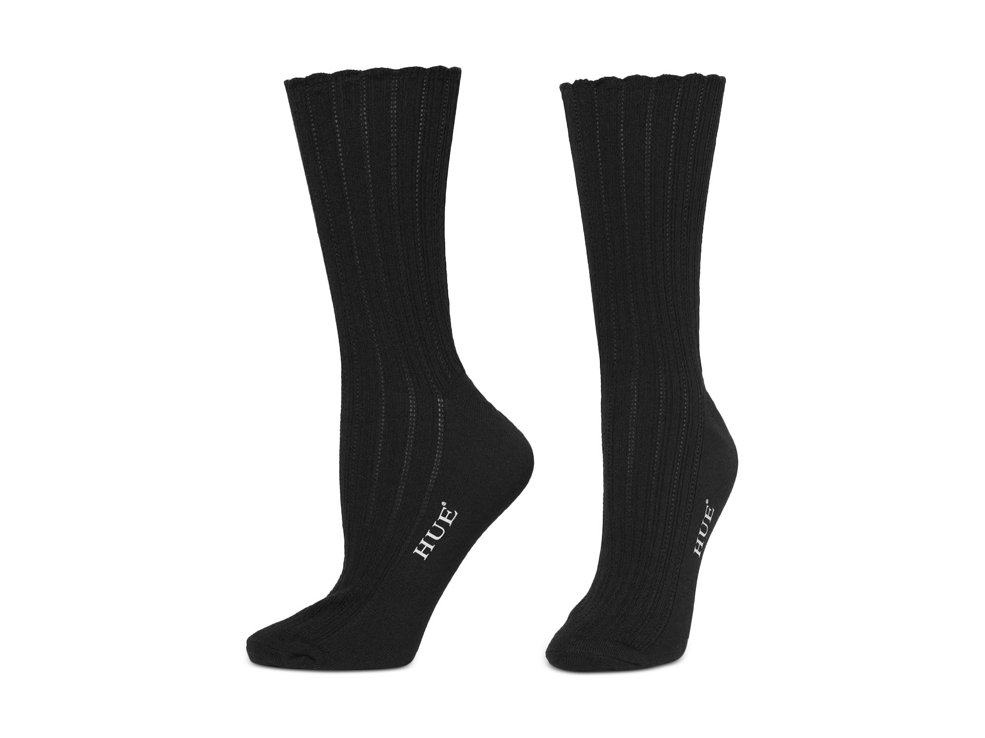 Scalloped Pointelle Socks — Image 3
