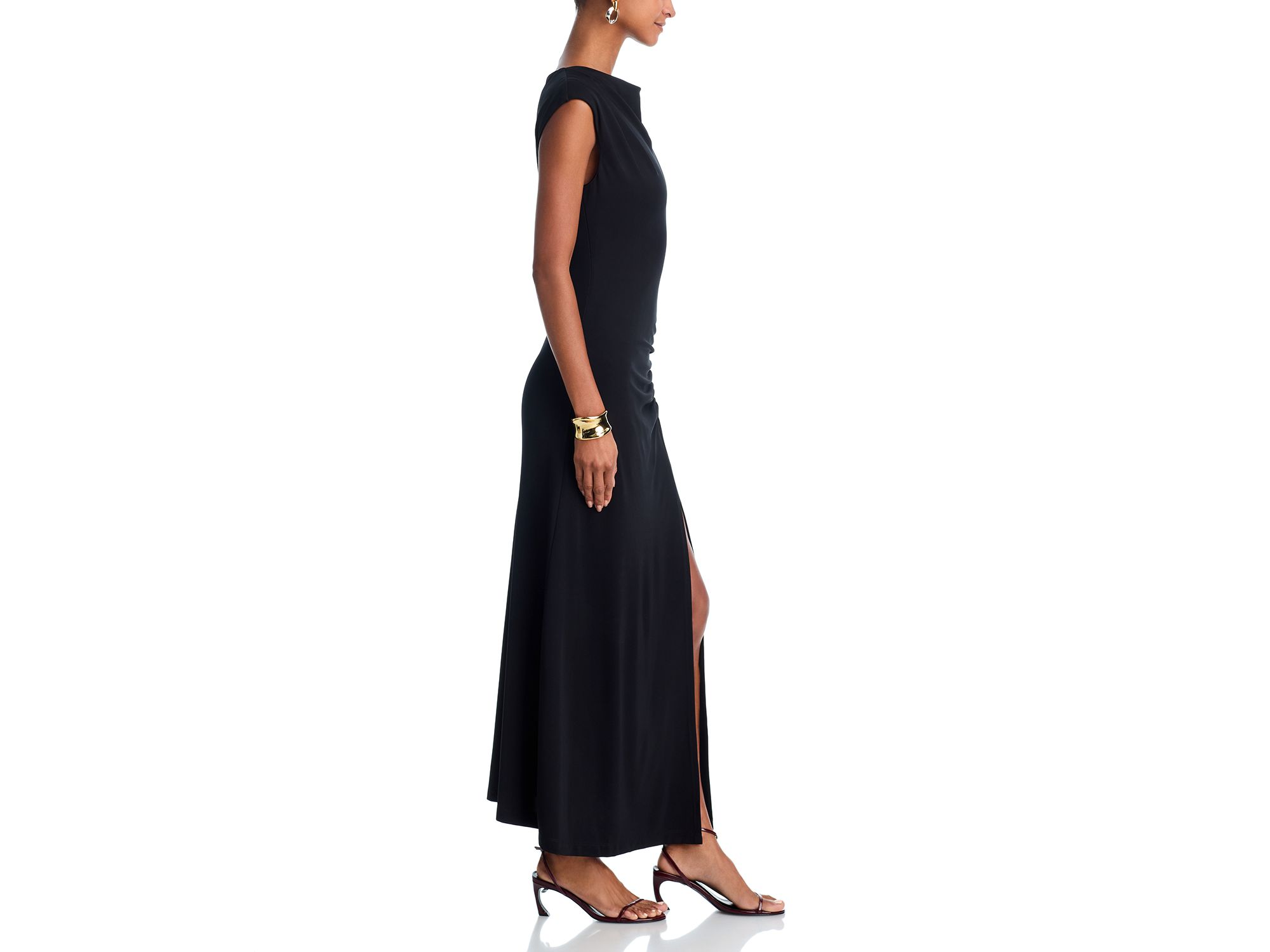 Rachel Ruched Knit Dress — Image 4
