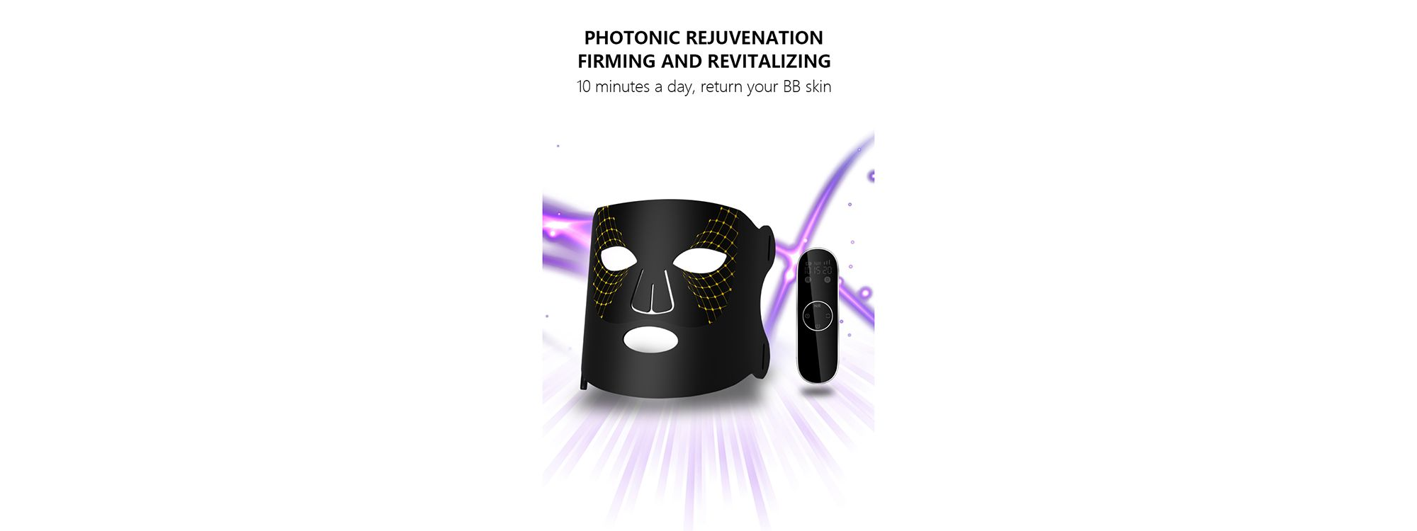 Time Keeper LED Therapy Face Mask — Image 6