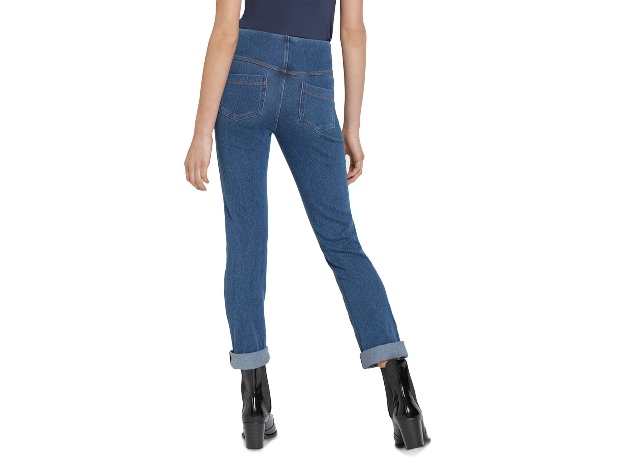 Boyfriend Denim Leggings — Image 3
