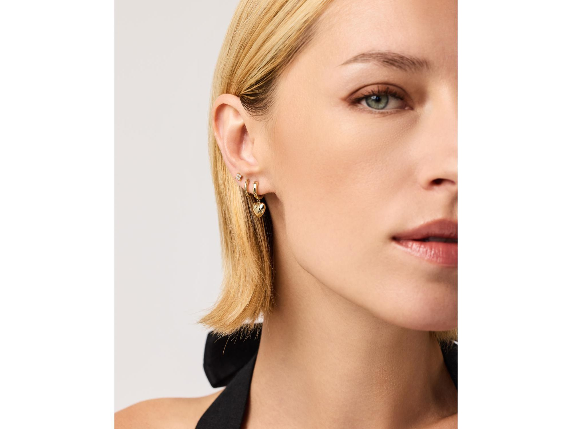 Sterling Silver - Mini Huggie Hoops Earring — Image 3