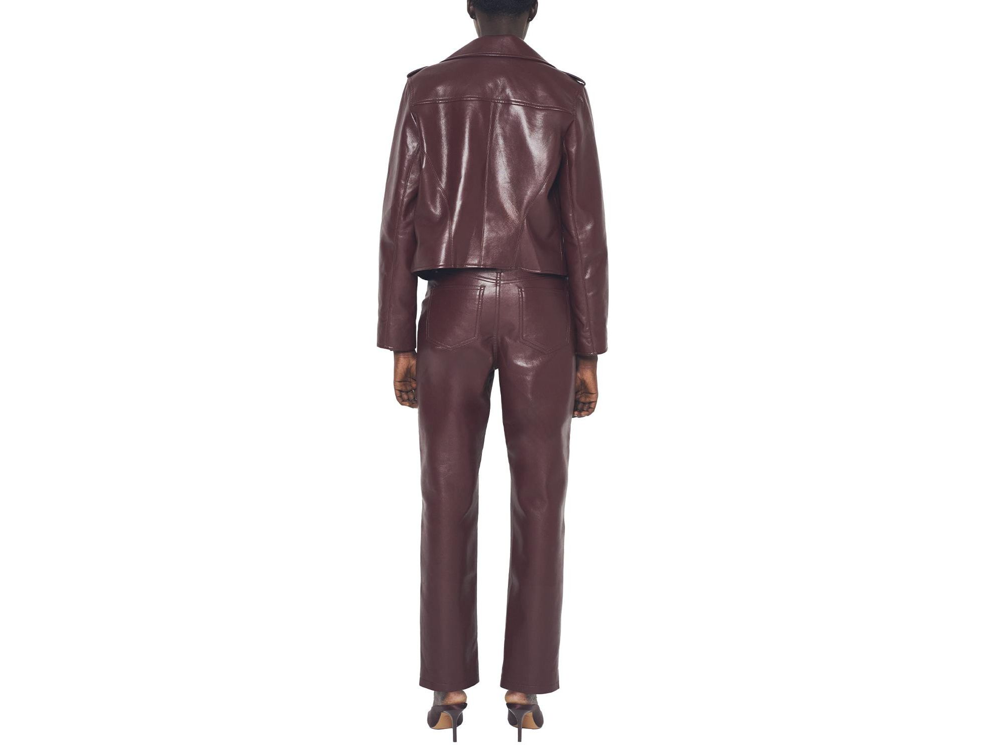 Cindy Recycled Leather Jacket — Image 5