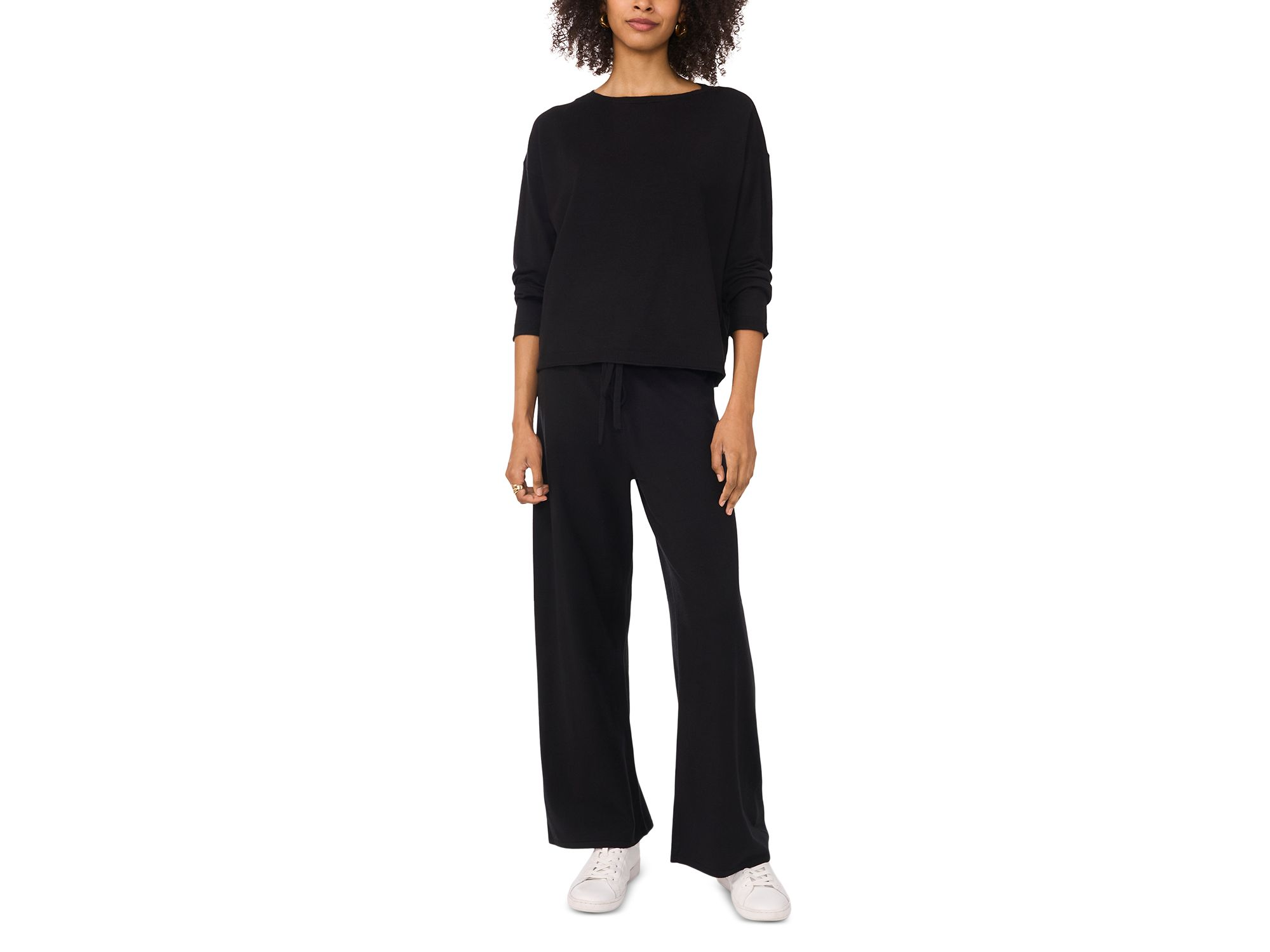 Wide Leg Drawstring Sweatpants — Image 3
