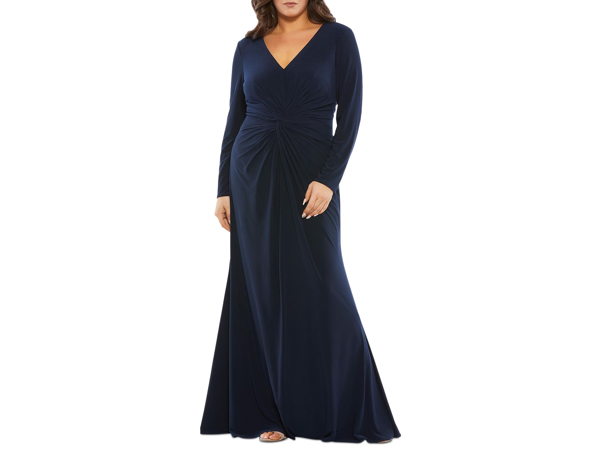 Twist Front Jersey Gown — Image 4