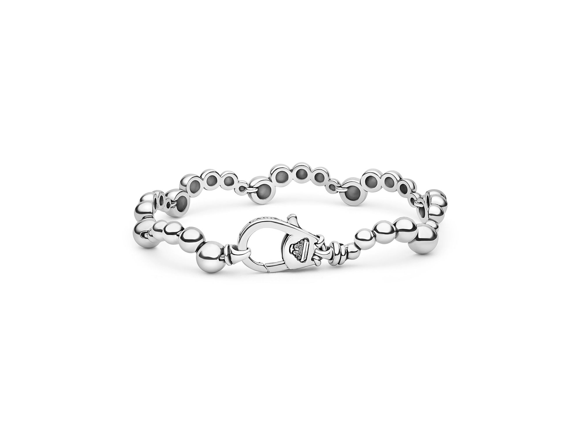 Sterling Caviar Bubbly Beaded Scallop Bracelet — Image 6