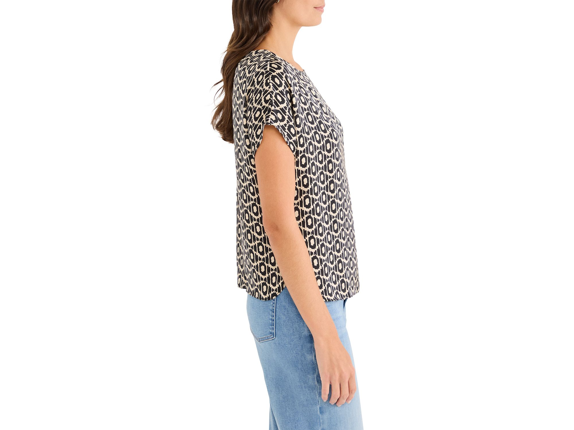 Lacy Diamonds Day Gloss Woven Tee — Image 3