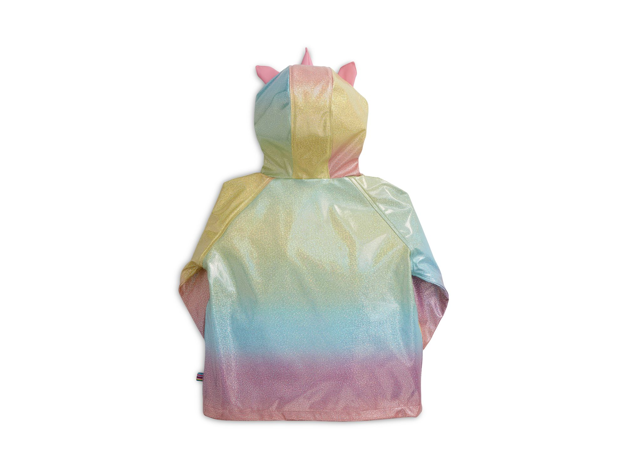 Girls' Unicorn Sparkle Print Magnetic Raincoat - Little Kid, Big Kid — Image 6