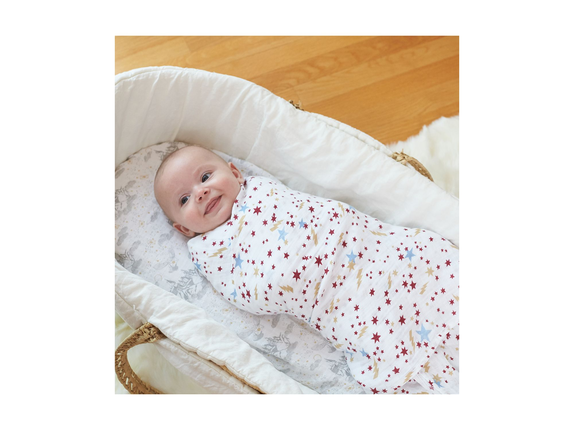 4 Pk. Harry Potter Printed Classic Swaddles — Image 3