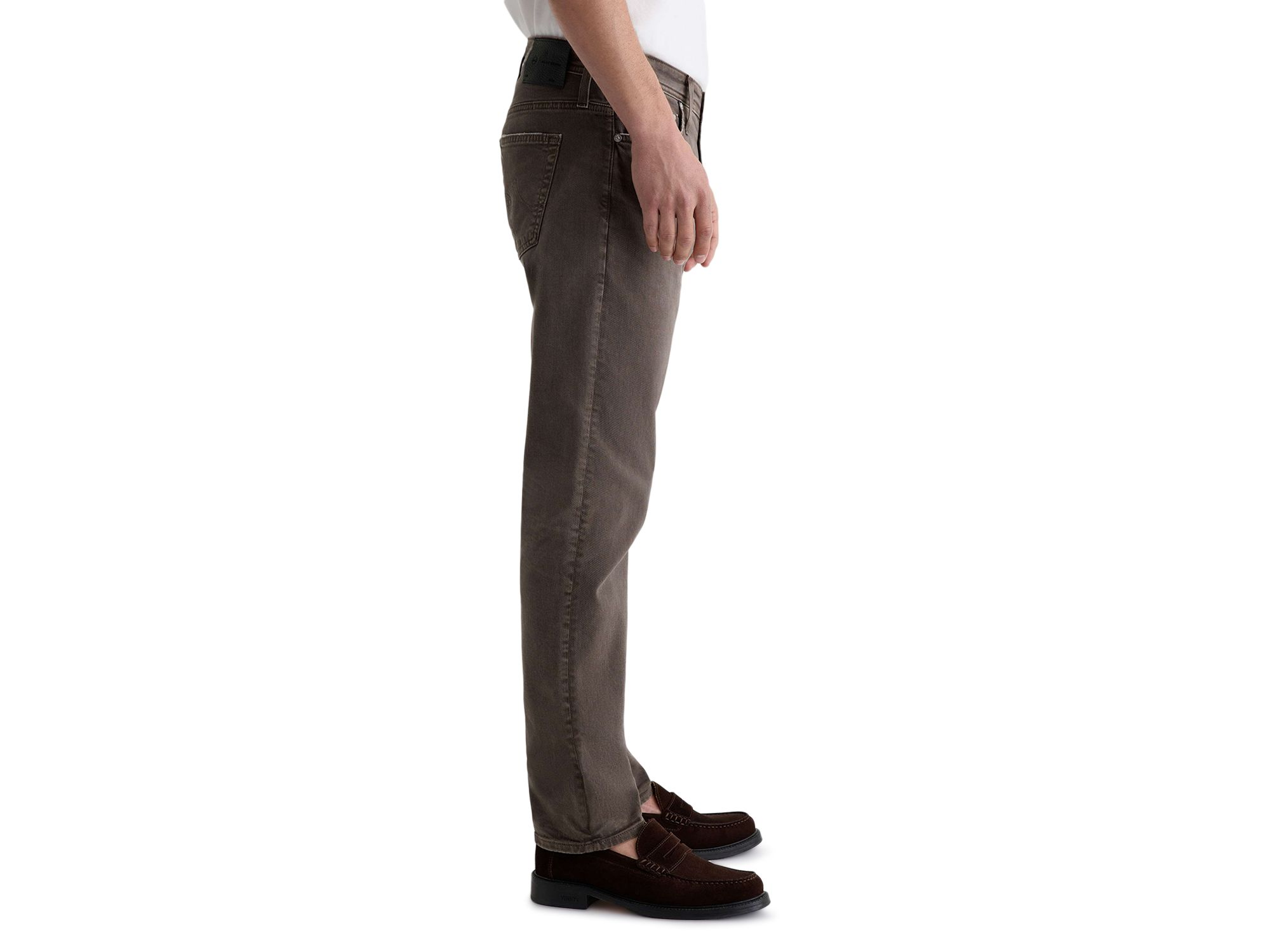 Tellis Modern Slim Jeans in 7 Years Sulfur Brown — Image 8