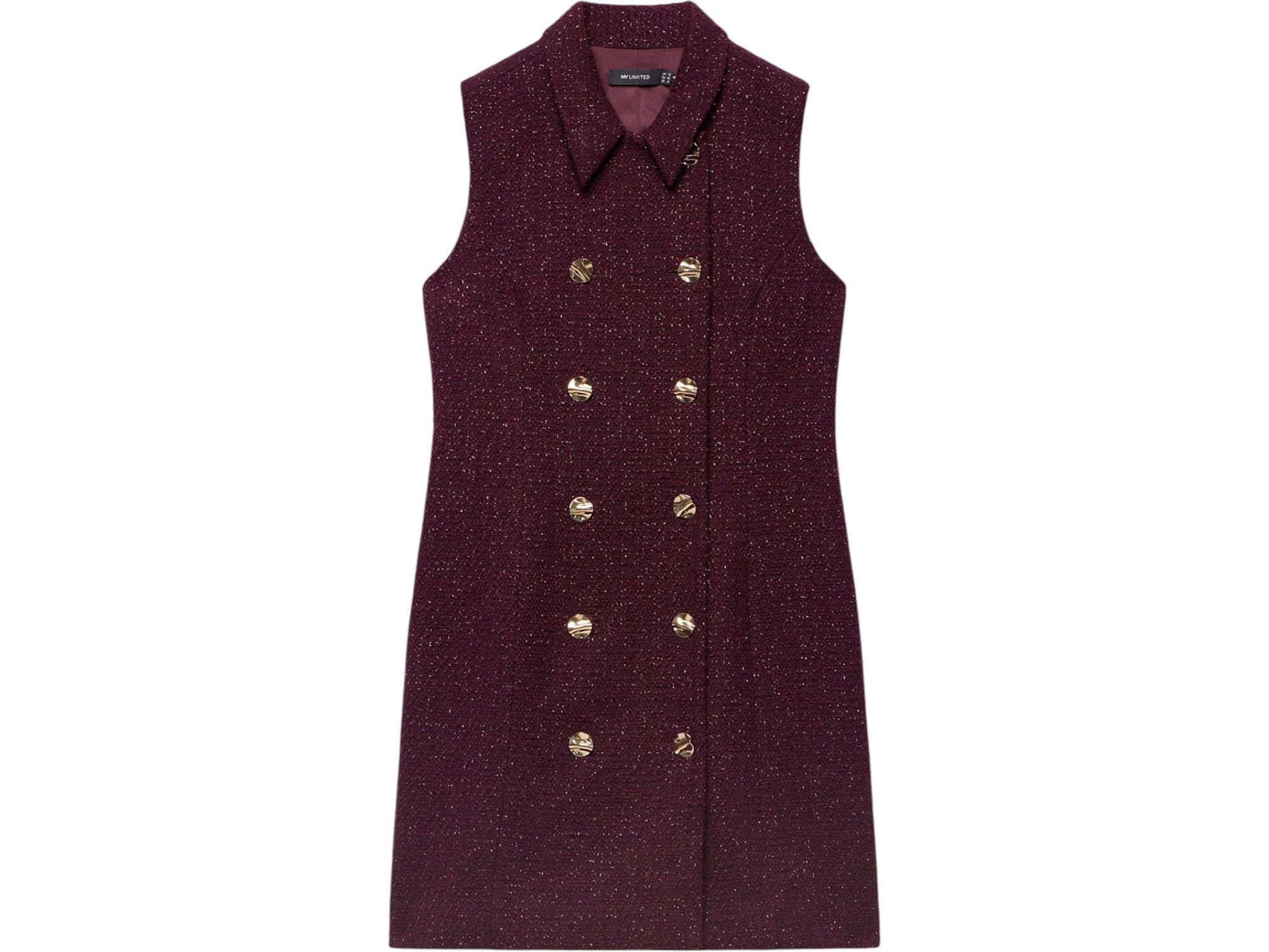 Boucle Mini Shift Dress — Image 5