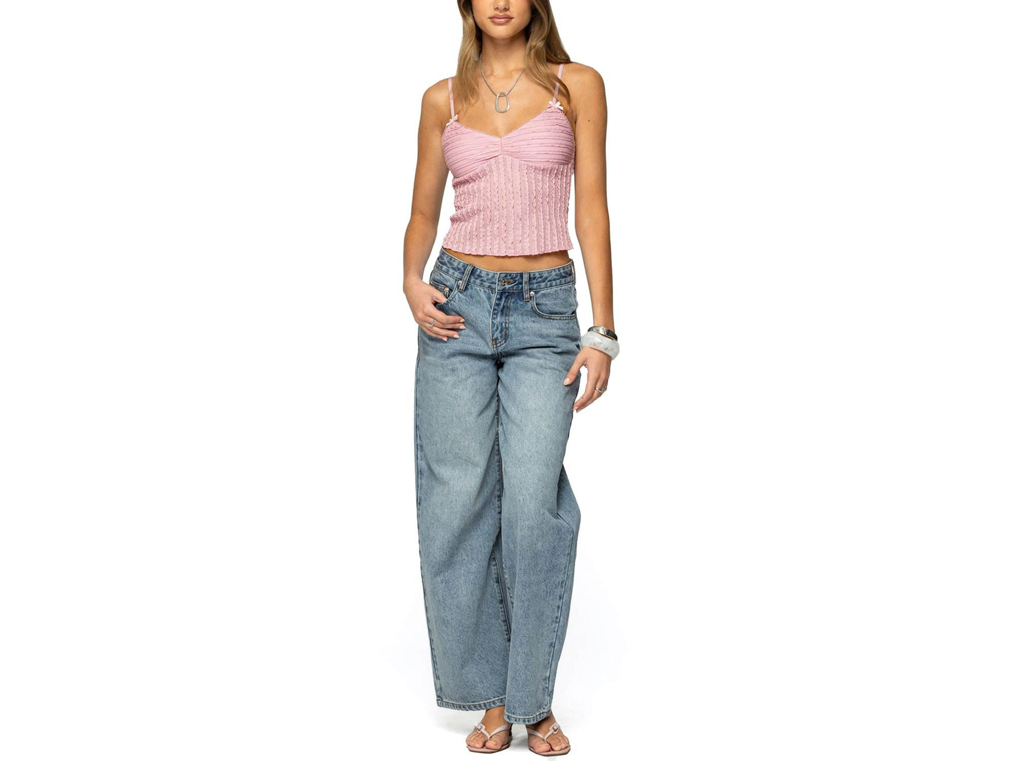 Aryah Ruffled Tank Top — Image 3