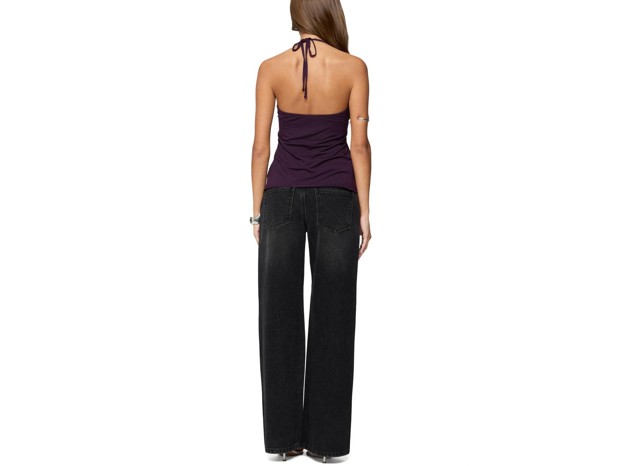 Lorenna Split Front Halter Top — Image 5