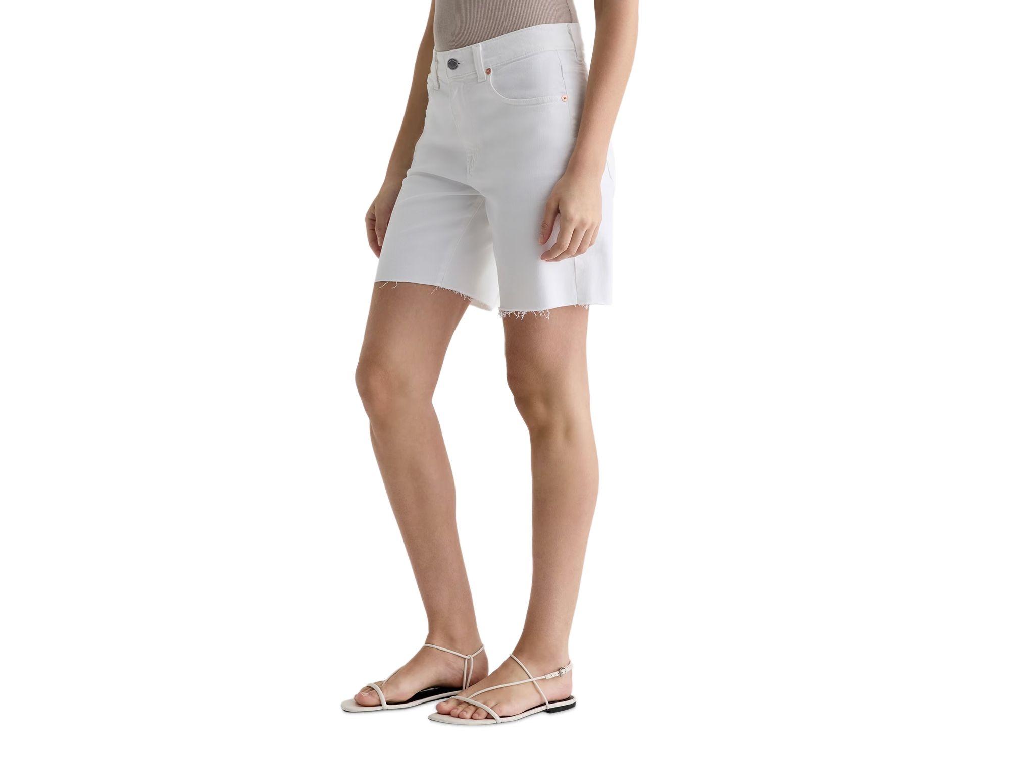 The Ex-Boyfriend Shorts in White — Image 4