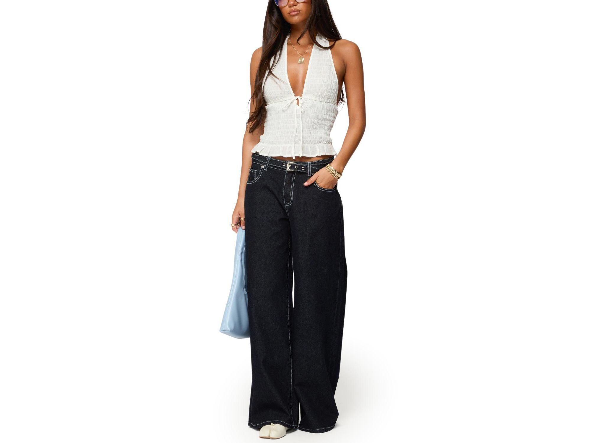 Larissa Scrunch Halter Top — Image 4