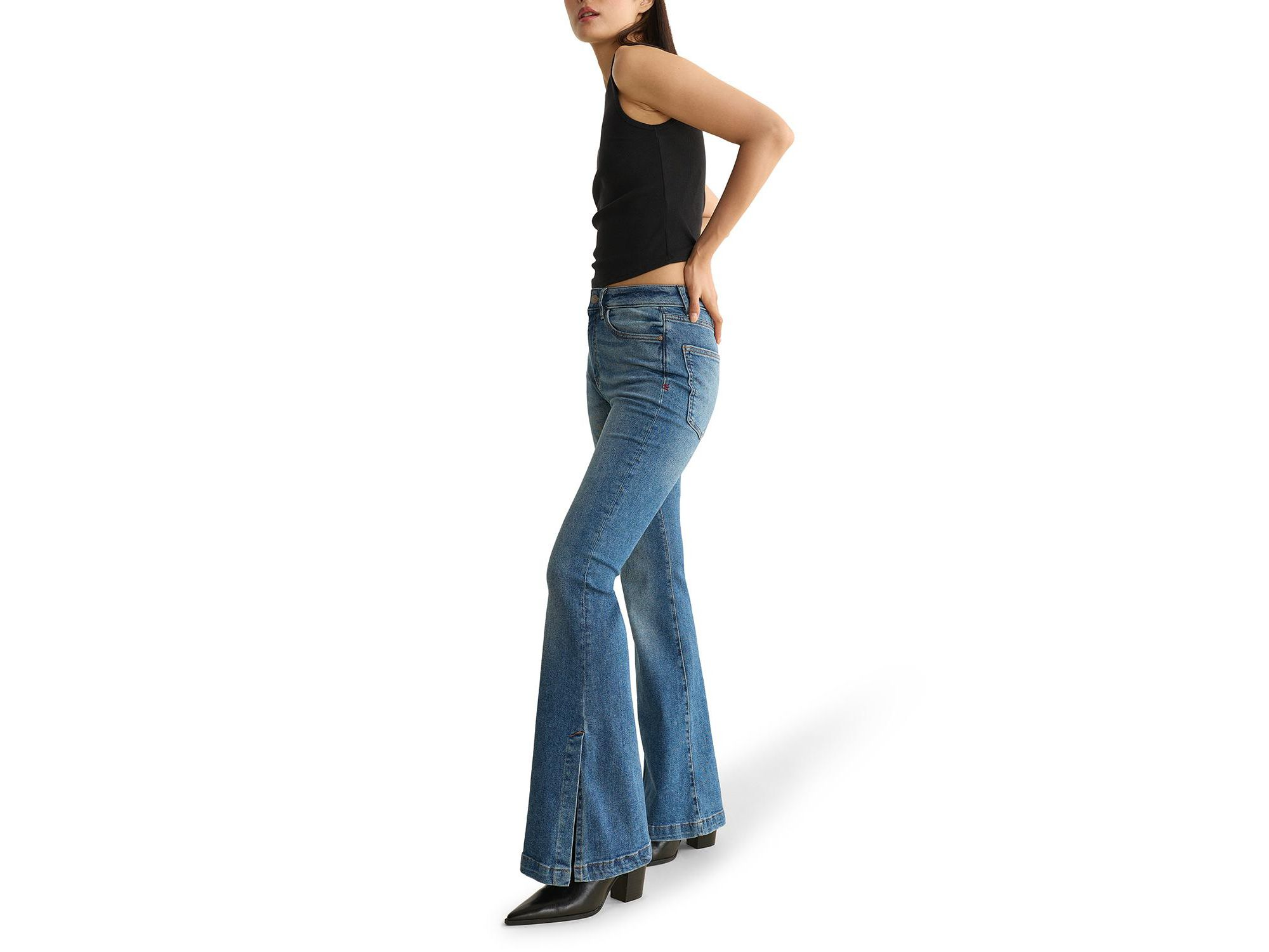 MIA Flare Jeans in Rowdy Blue — Image 4