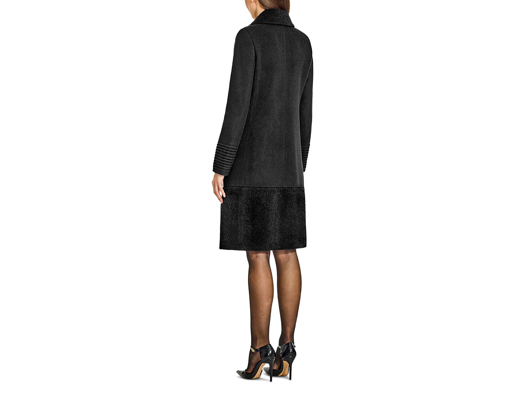 Bouclé Empire Waist A Line Coat — Image 5