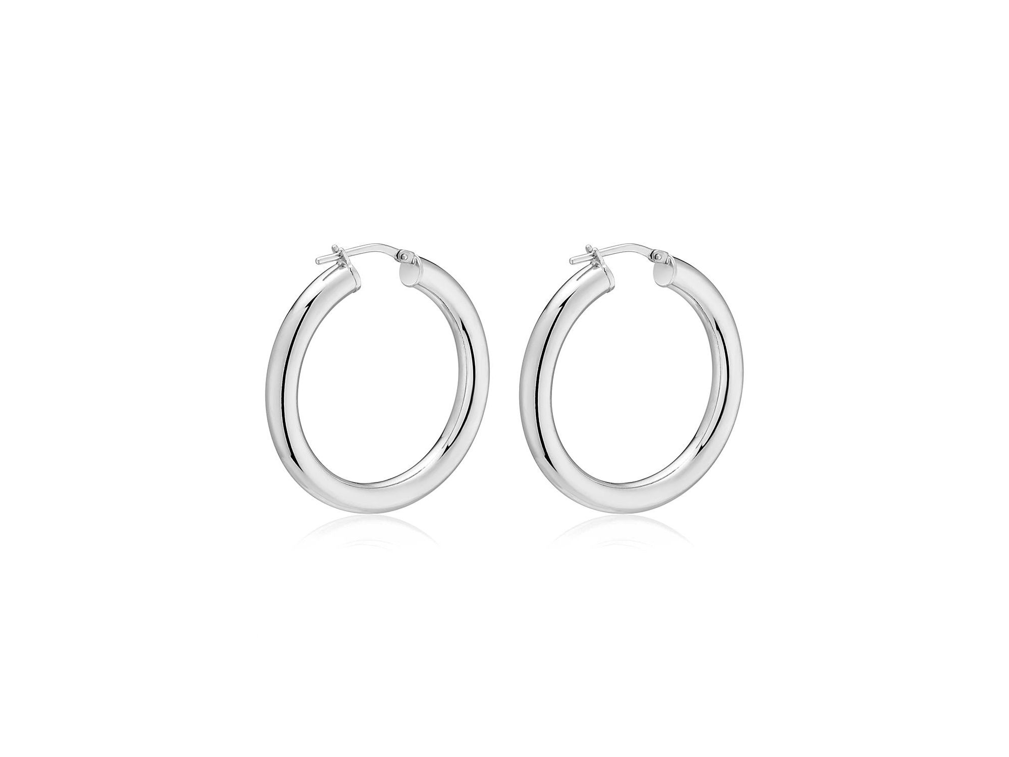 Sterling Everyday Bold Hoops — Image 6