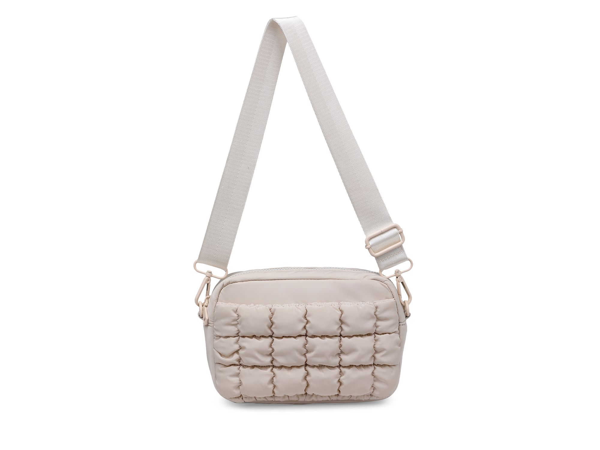 Quilted Medium Nylon Crossbody - Image 1