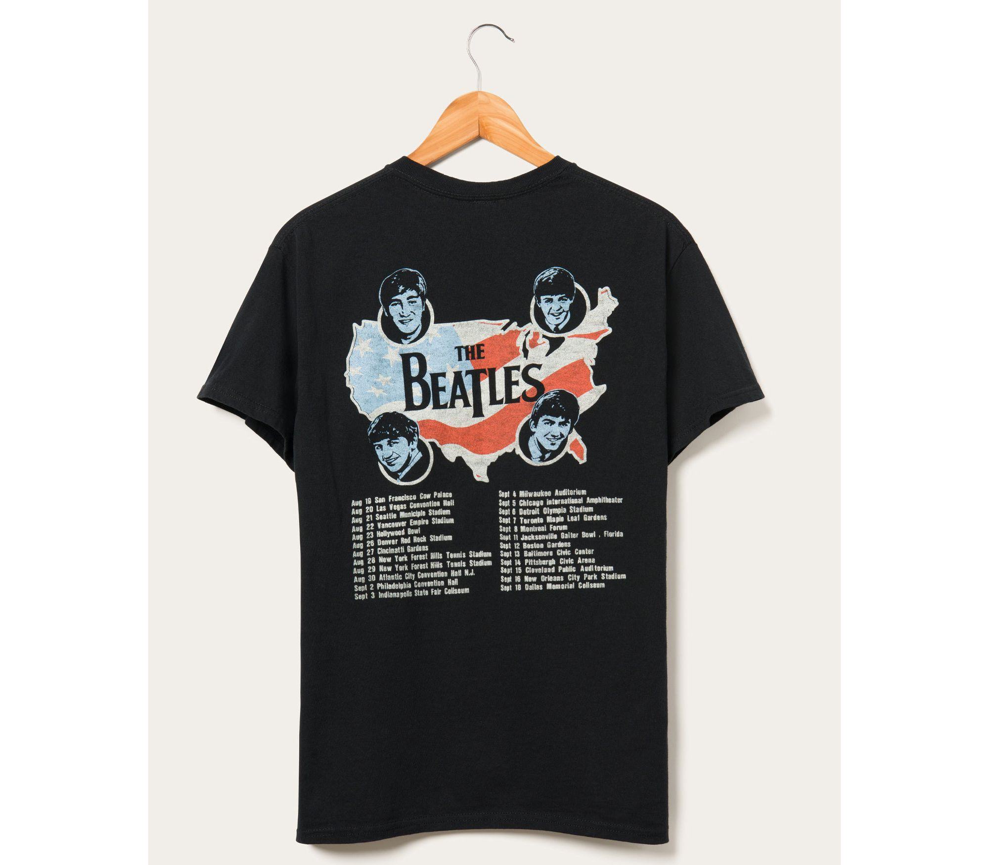 The Beatles First U.S. Tour Flea Market Tee — Image 5