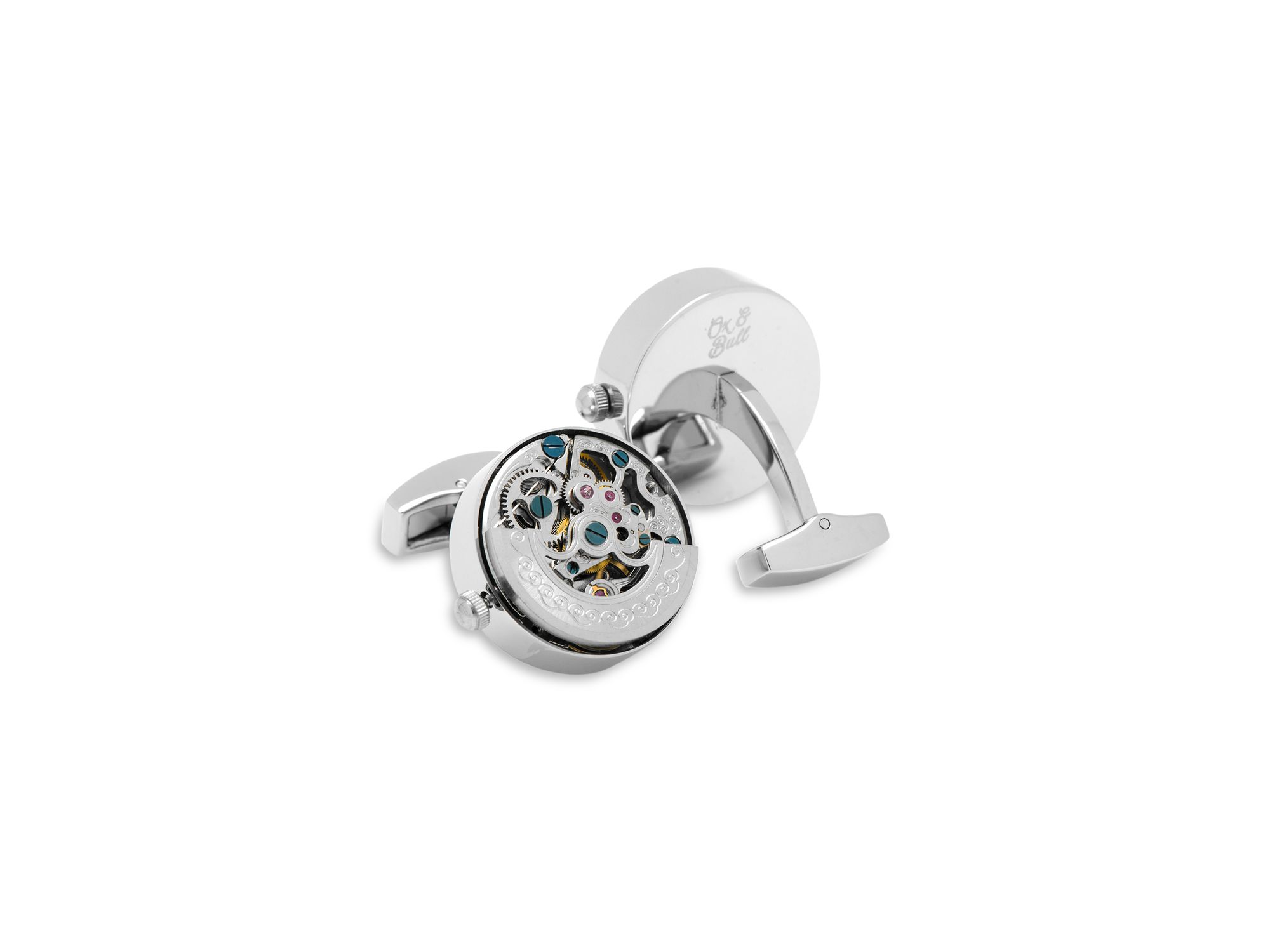 Kinetic Watch Movement Cufflinks — Image 4