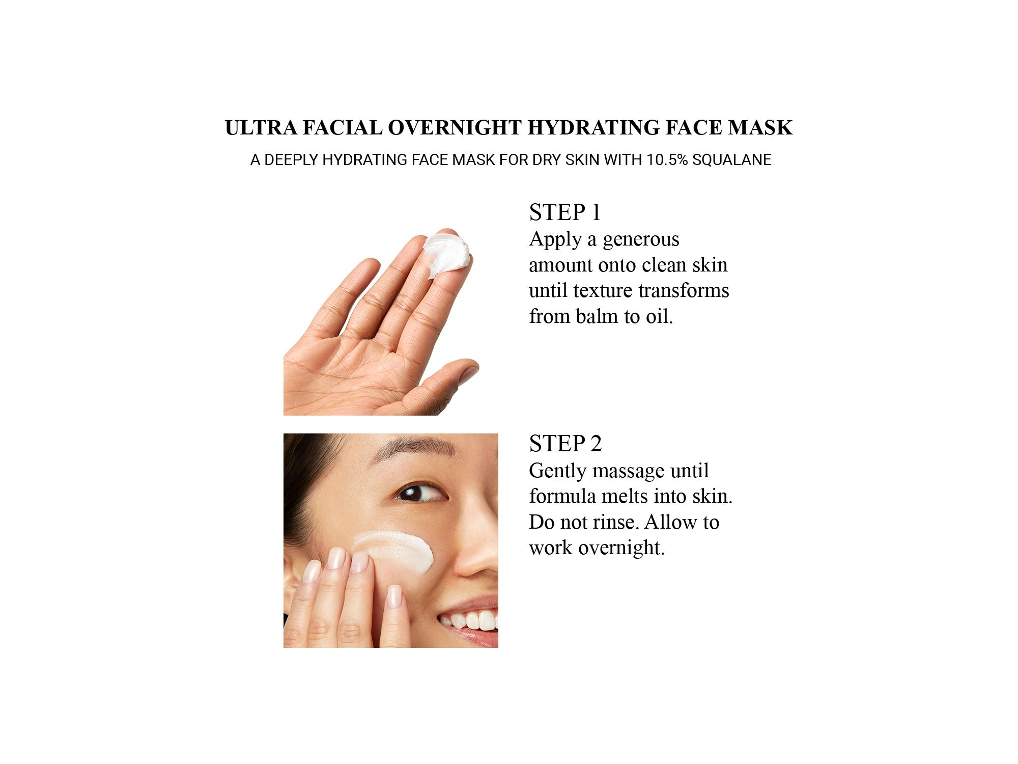 Ultra Facial Overnight Rehydrating Mask 3.4 oz. — Image 8