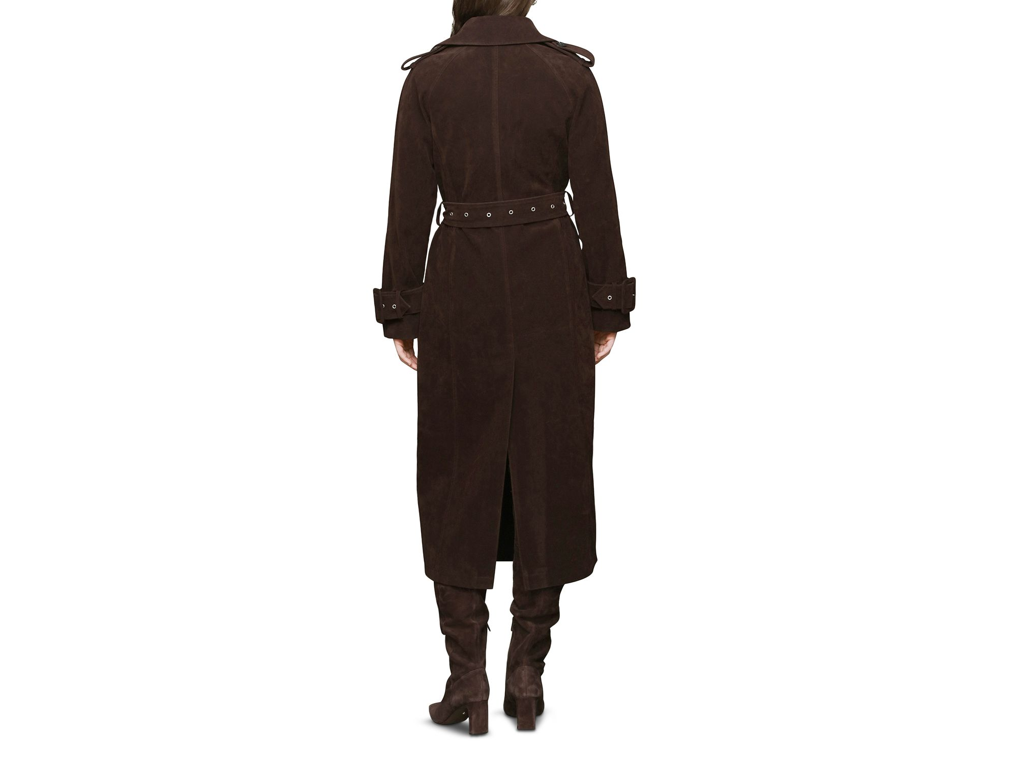 Faux Suede Utility Trench — Image 9