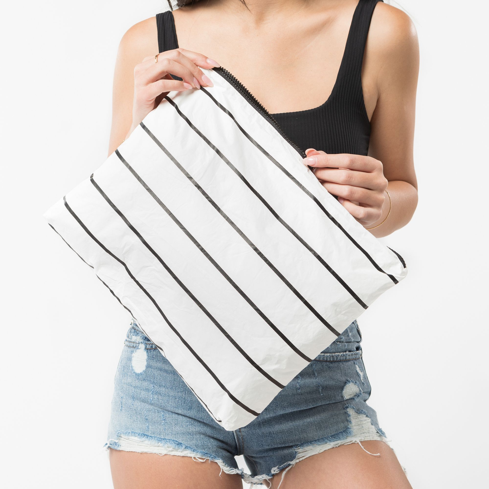 Pinstripe Max Pouch — Image 6