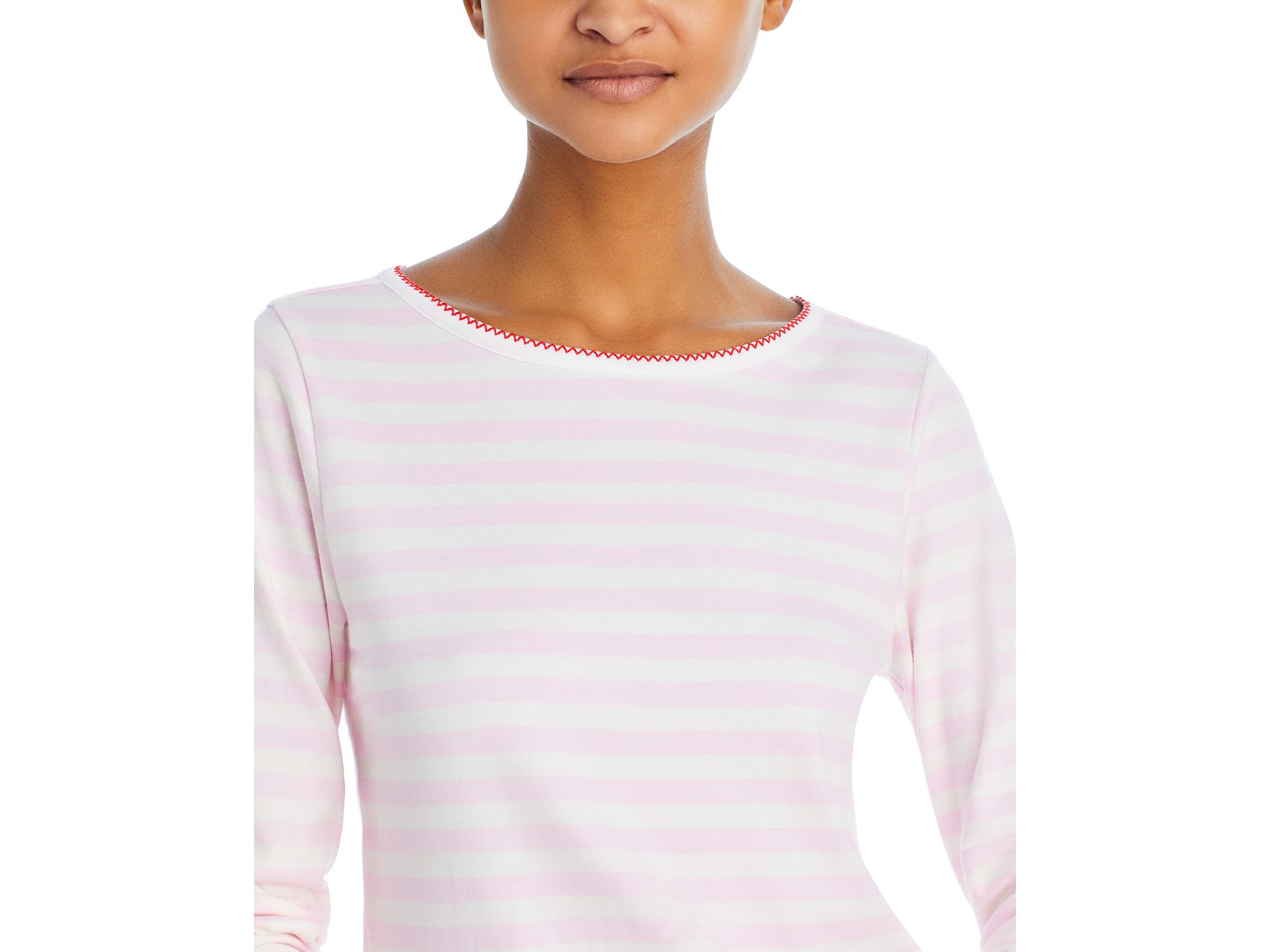 Ellie Striped Cotton Holiday Pajama Set — Image 3