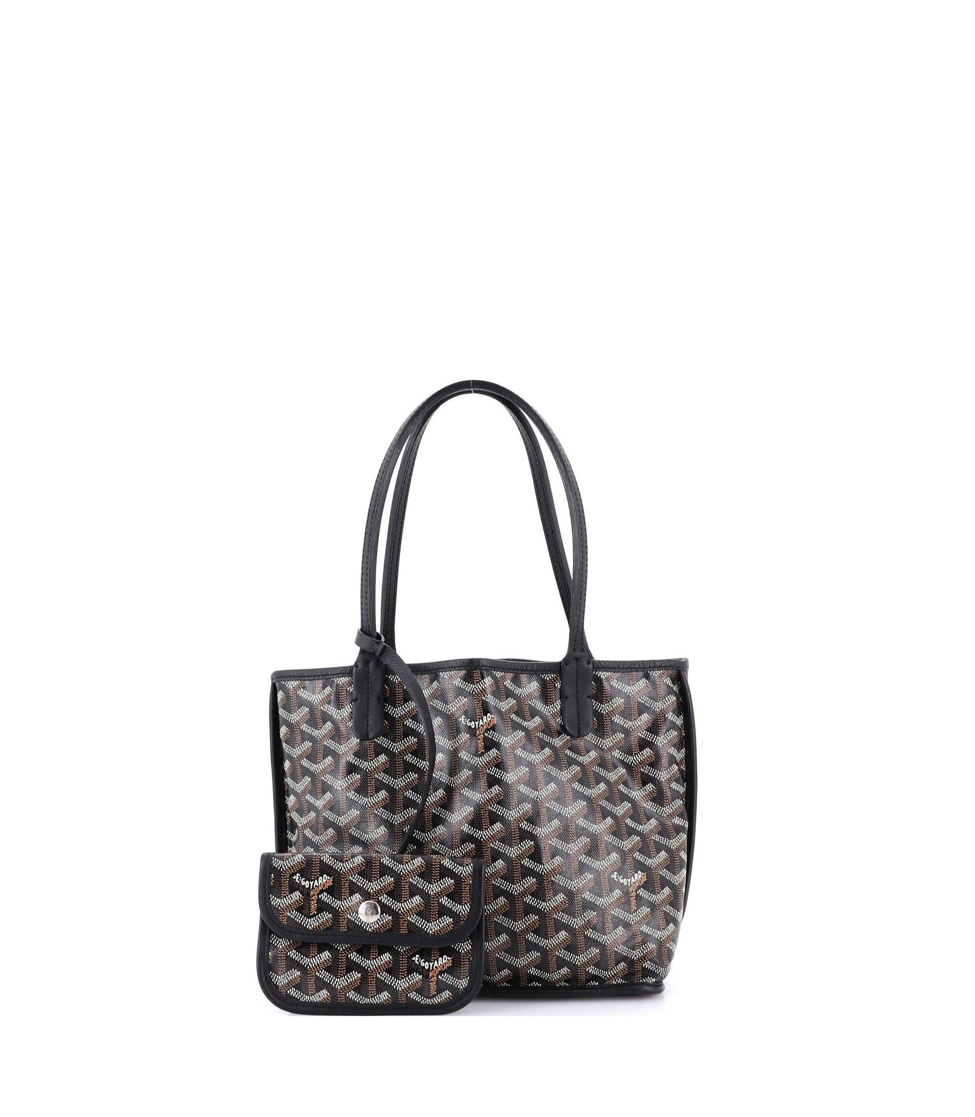 Mini Anjou Reversible Tote Coated Canvas — Image 5